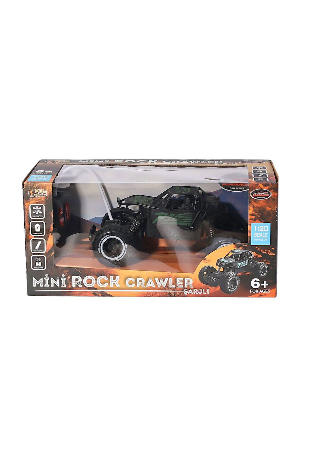 CN1916 Kumandalı Şarjlı Rock Crewler 1:20 -Can Kız Erkek Çocuk Oyuncak Eğitici Oyuncaklar