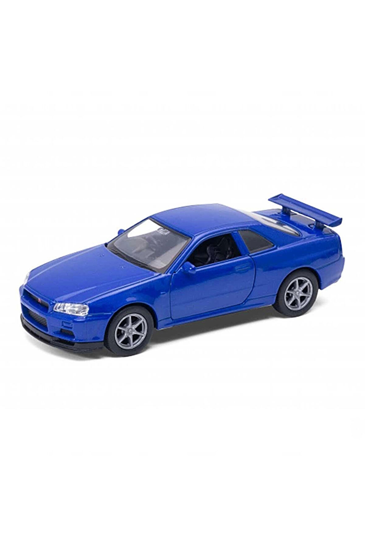 Welly 1:32 Nissan Skyline GTR R34 Çek Bırak Araba Kız Erkek Çocuk Oyuncak Eğitici Oyuncaklar