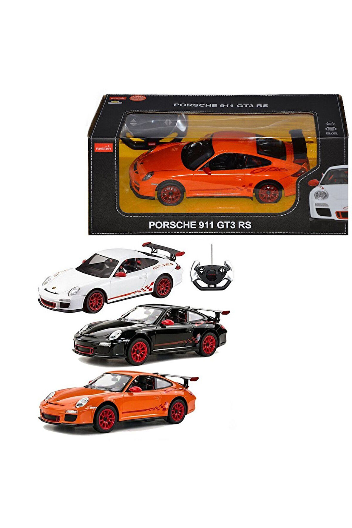 42800 1:14 Porsche GT3 RS Uzaktan Kumandalı Işıklı Araba Kız Erkek Çocuk Oyuncak Eğitici Oyuncaklar