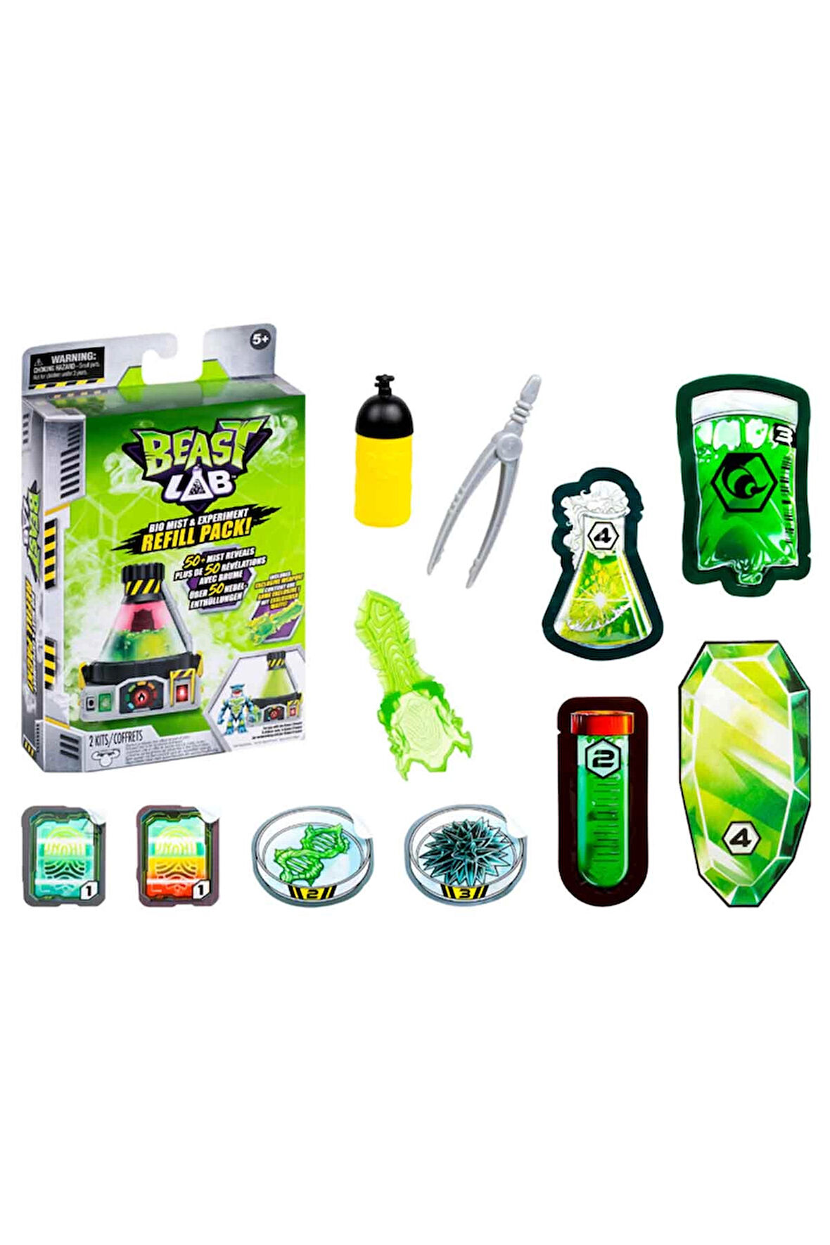 Beast Lab Canavar Laboratuvarı Yedek Paket 11107 - GIO-BTL02000 Kız Erkek Çocuk Oyuncak Eğitici Oyun