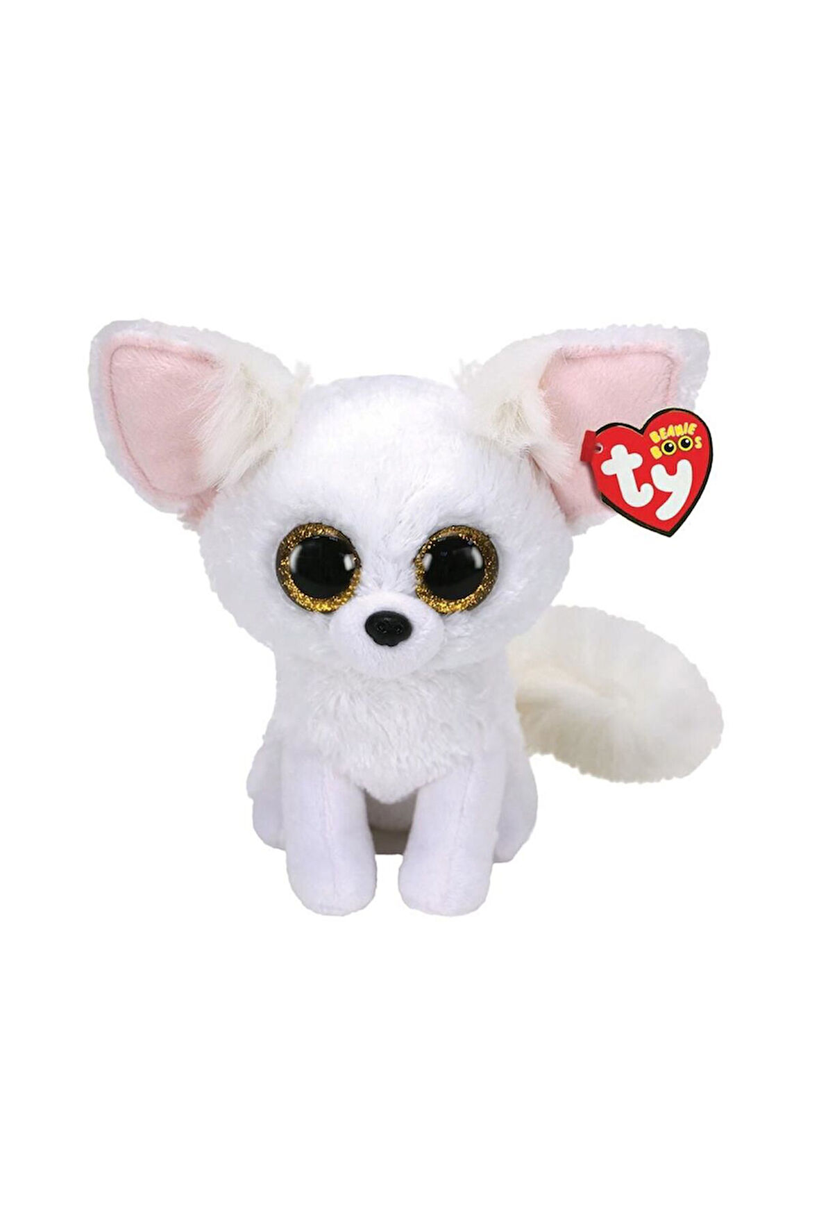 TY Beanie Boos Peluş Kar Tilkisi-Fennec 15cm Kız Erkek Çocuk Oyuncak Eğitici Oyuncaklar
