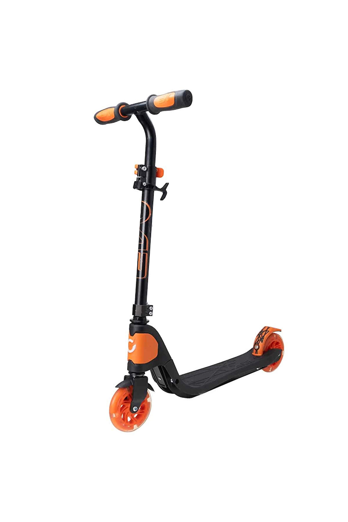 Evo 2 Tekerlekli Hafif Hız Scooter Turuncu Kız Erkek Çocuk Oyuncak Eğitici Oyuncaklar