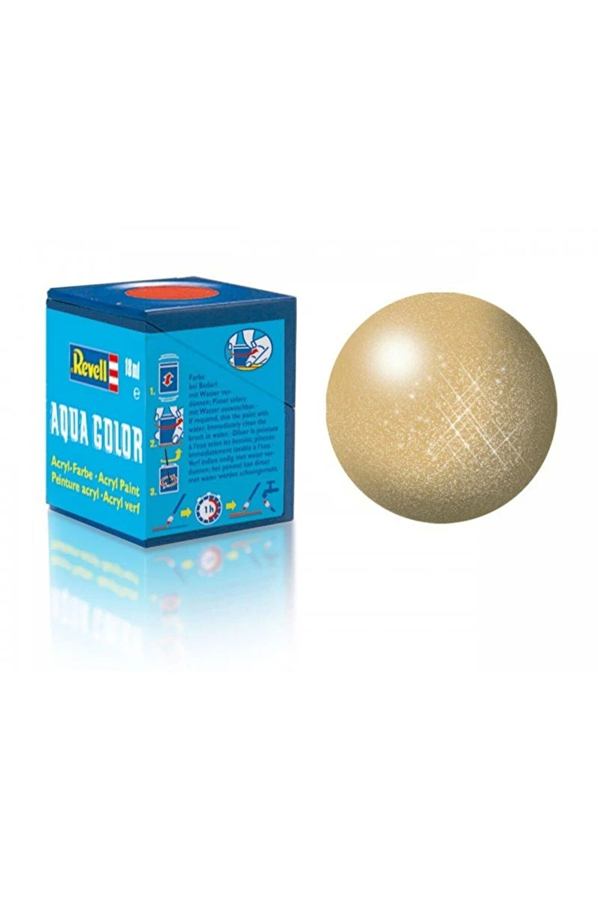 Revell 94 - Aqua Color Gold - Metallic Boya- 18 ml Kız Erkek Çocuk Oyuncak Eğitici Oyuncaklar