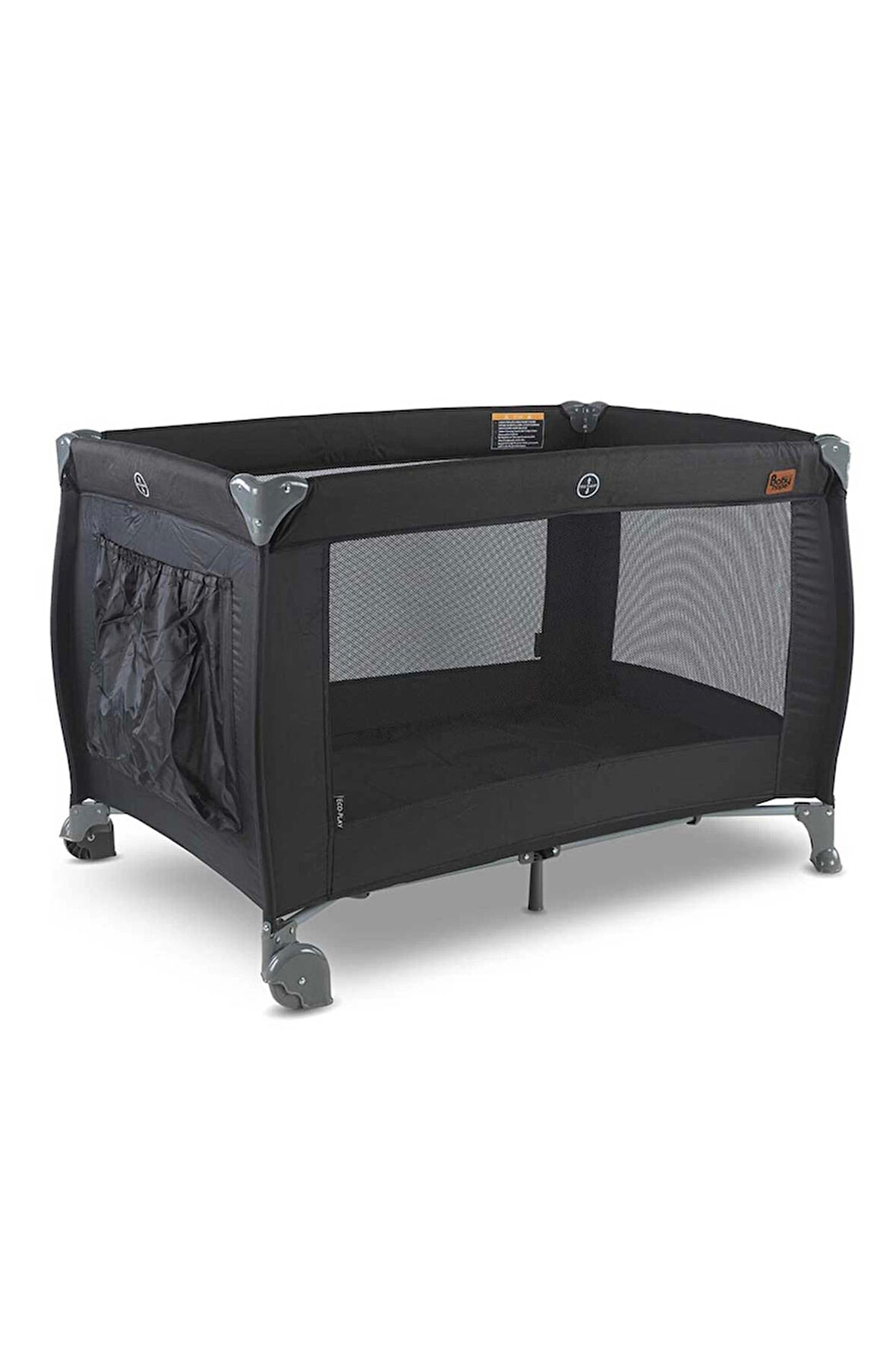 Babyhope Eco Play Oyun Parkı Siyah 70x110cm Kız Erkek Çocuk Oyuncak Eğitici Oyuncaklar