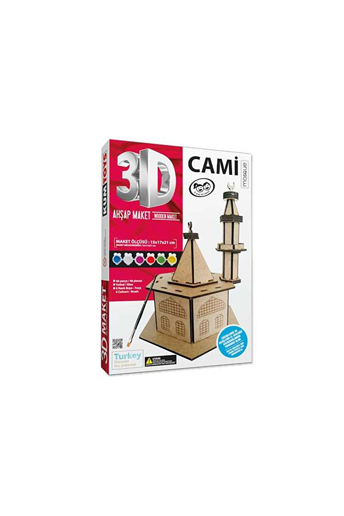 KM5252 Kumtoys 3D Market Kız Erkek Çocuk Oyuncak Eğitici Oyuncaklar