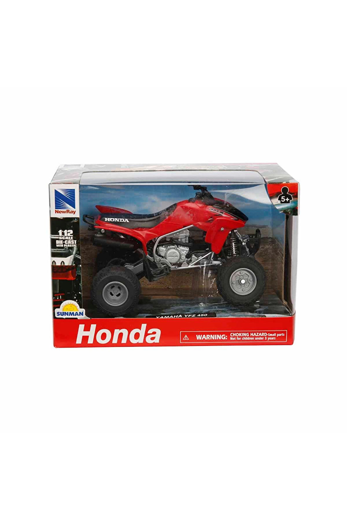 1:12 Honda TRX450R 2009 Atv Model Motor Kız Erkek Çocuk Oyuncak Eğitici Oyuncaklar