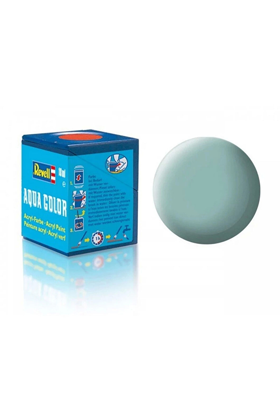 Aqua Color Light Blue - Mat Boya- 18 ml Kız Erkek Çocuk Oyuncak Eğitici Oyuncaklar
