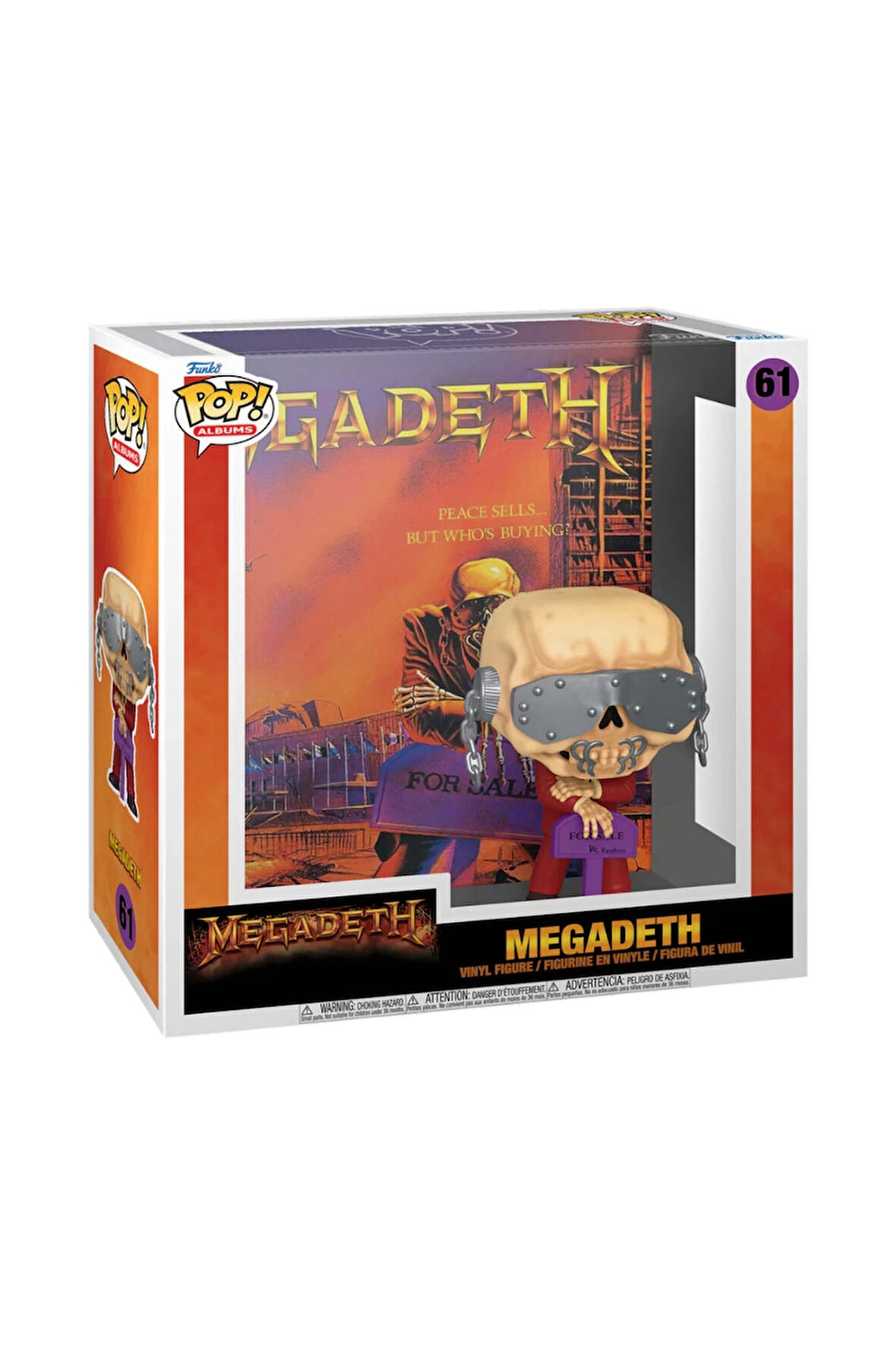 Funko POP Albums: Megadeth - 72589 Kız Erkek Çocuk Oyuncak Eğitici Oyuncaklar
