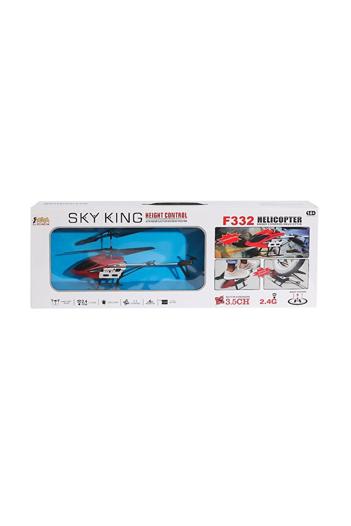 22571-F332 Kumandalı Helikopter Kız Erkek Çocuk Oyuncak Eğitici Oyuncaklar