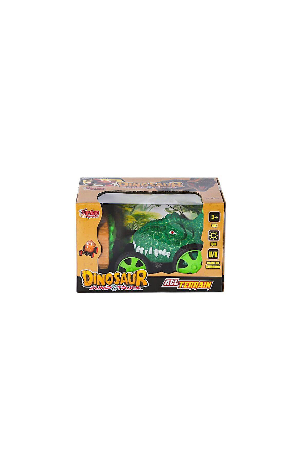 SM-689-31-32 Kumandalı Işıklı Dinazor Araba Kız Erkek Çocuk Oyuncak Eğitici Oyuncaklar