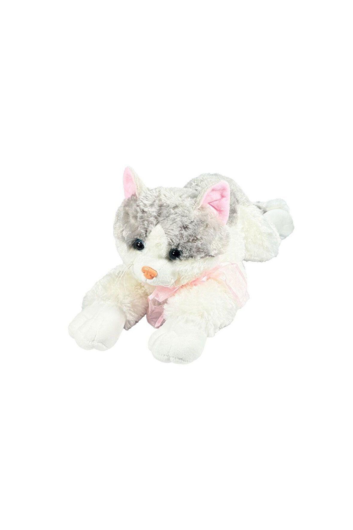 PJH14318 Peluş 36cm Sesli Kedi - 1adet stokta olan gönderilir Kız Erkek Çocuk Oyuncak Eğitici Oyunca