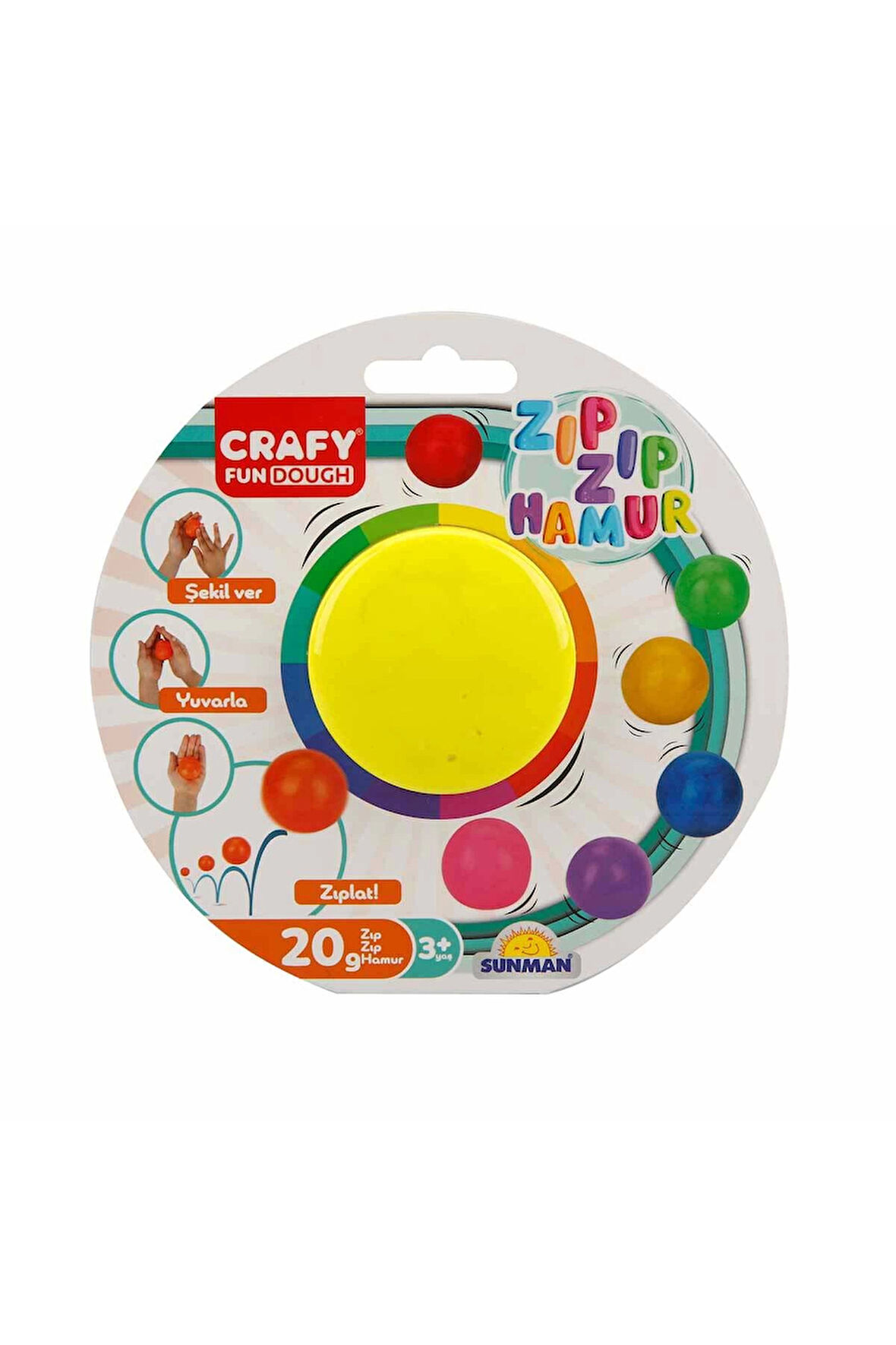 Zıp Zıp Oyun Hamuru 20 gr Kız Erkek Çocuk Oyuncak Eğitici Oyuncaklar