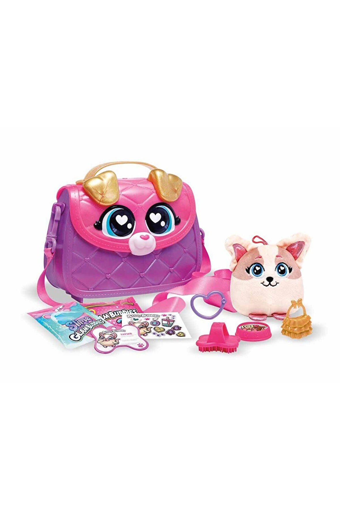 2528 Glam Buddies Suprise Puppy Purse Kız Erkek Çocuk Oyuncak Eğitici Oyuncaklar