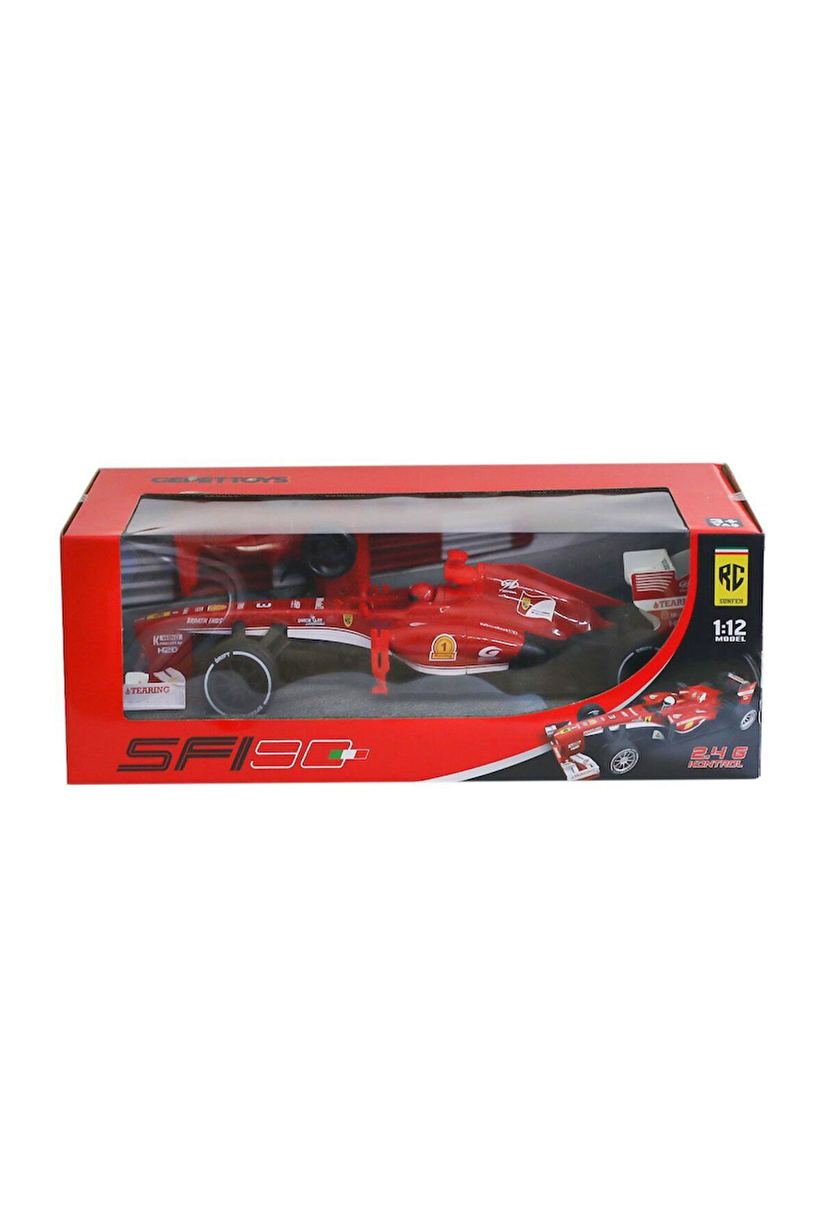 2025 Kumandalı Şarjlı Formula Arabası 1:12 -Gepettoys Kız Erkek Çocuk Oyuncak Eğitici Oyuncaklar