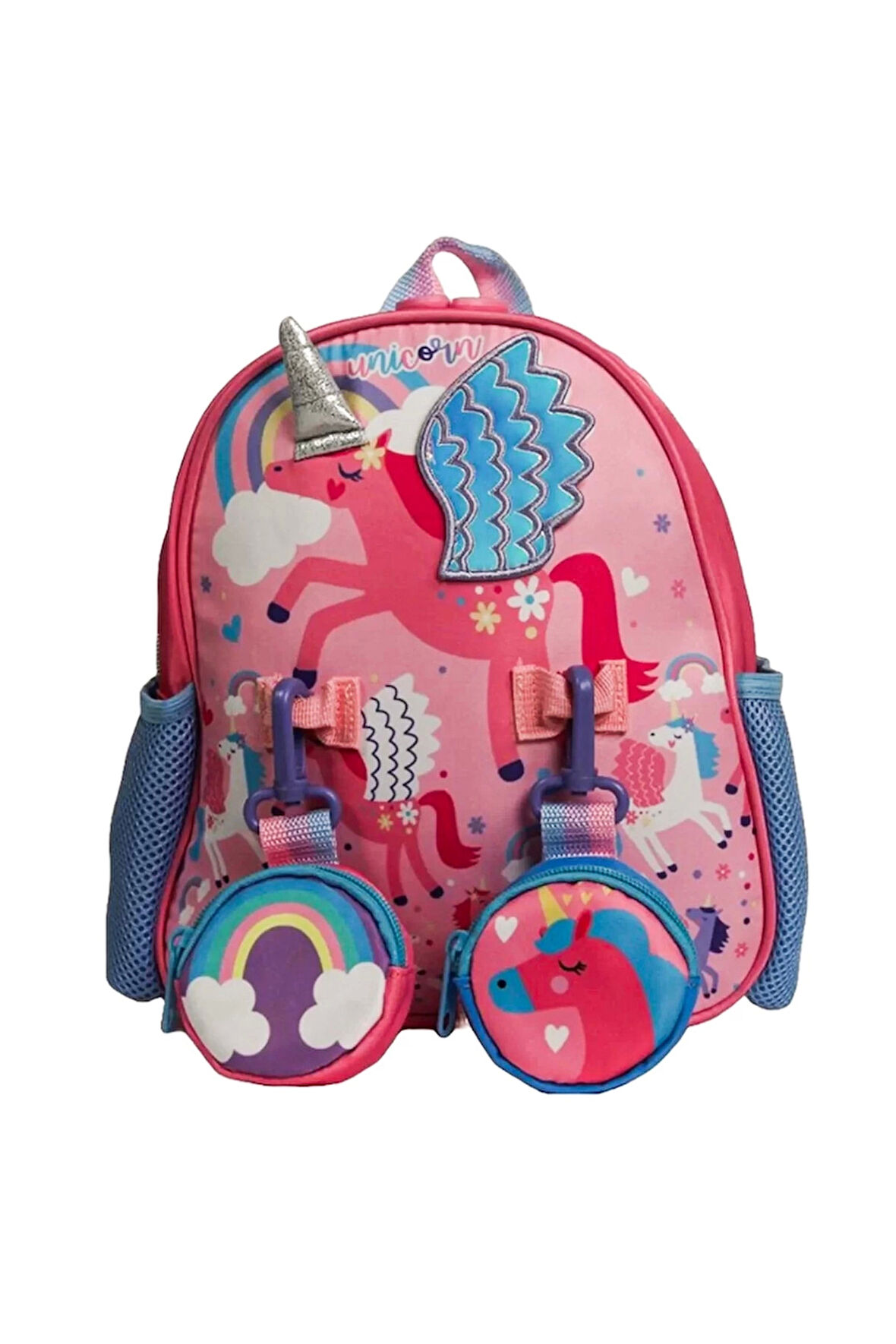 Vest Unicorn Pembe Mini Sırt Çantası Kız Erkek Çocuk Oyuncak Eğitici Oyuncaklar