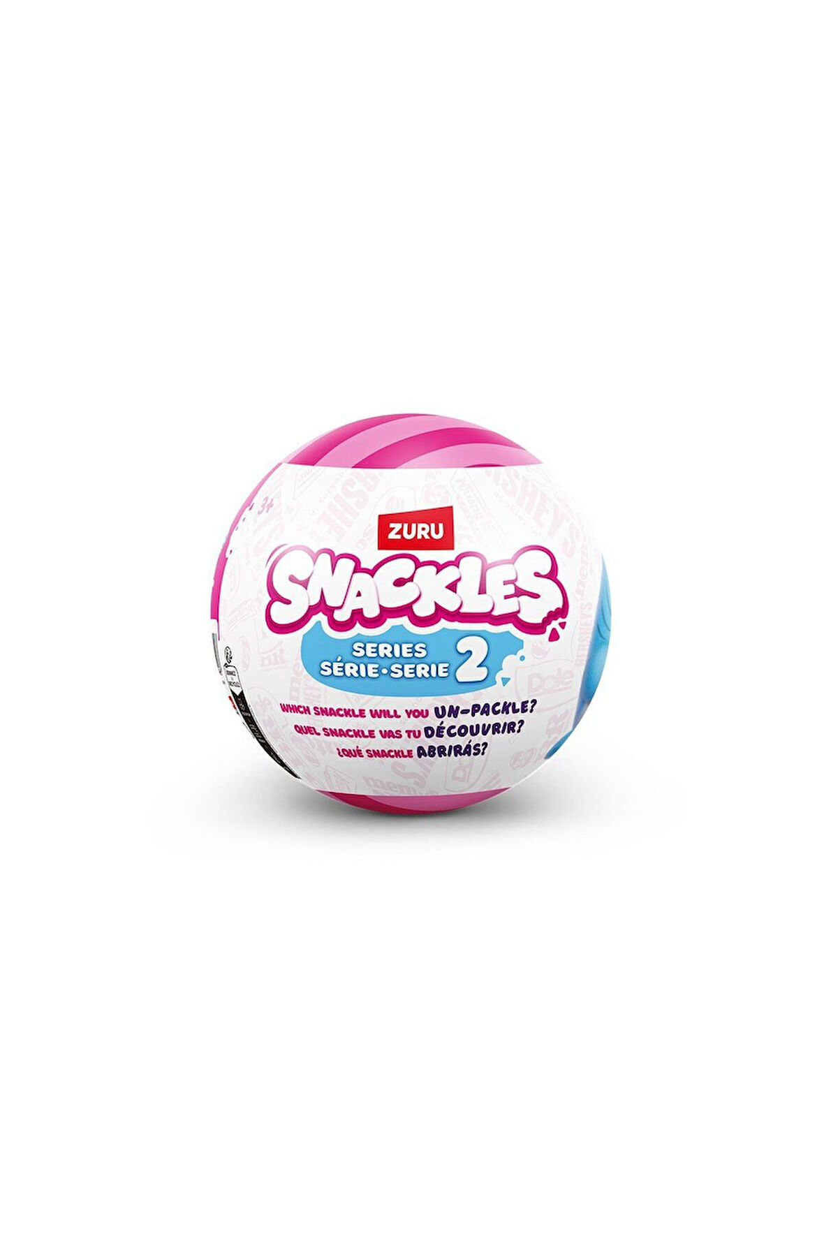 5UA02000 Snackles Aburcubur Surpriz Peluş 12cm Kız Erkek Çocuk Oyuncak Eğitici Oyuncaklar