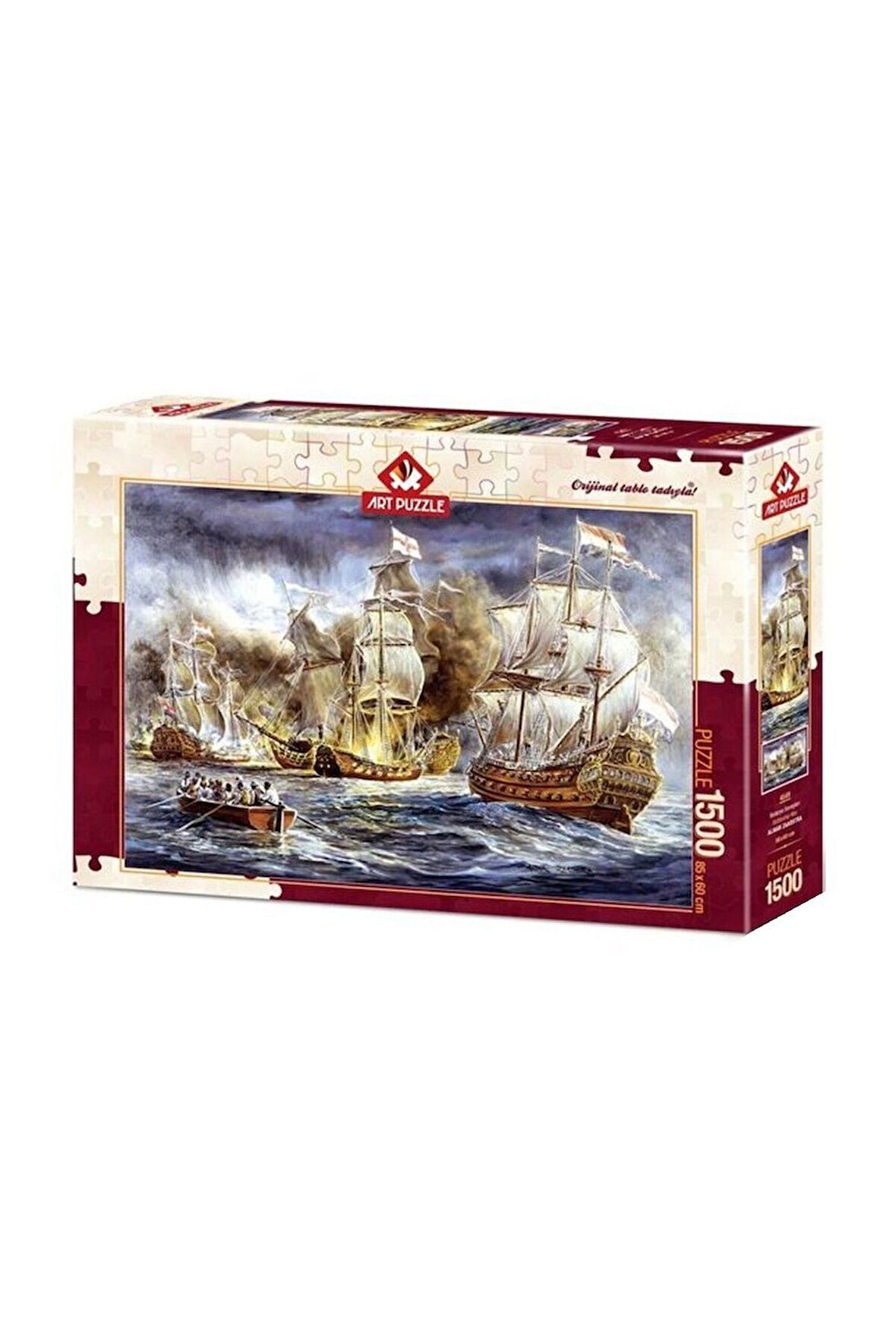 4549 Art Puzzle Savaş Gemileri Savaşı - Batarya Savaşları 1500 parça Puzzle / +15 yaş Kız Erkek Çocu