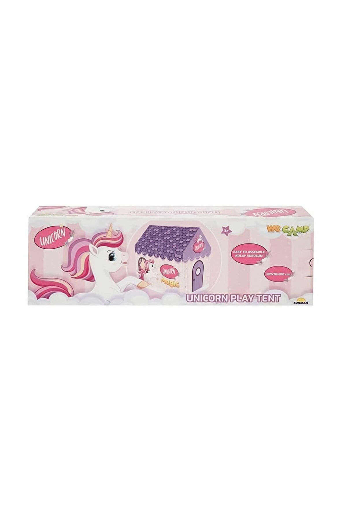 4848 Unicorn Çadır 100x70x100cm Kız Erkek Çocuk Oyuncak Eğitici Oyuncaklar