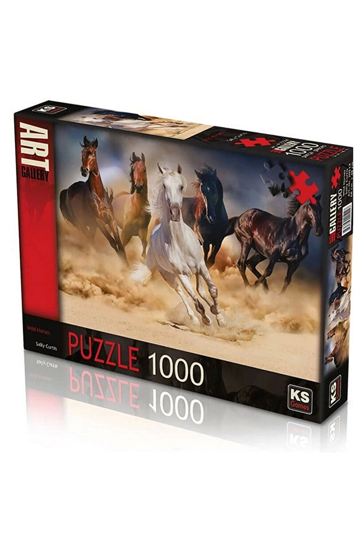 KS Games Wild Horses Puzzle 1000 Parça 20769 Kız Erkek Çocuk Oyuncak Eğitici Oyuncaklar