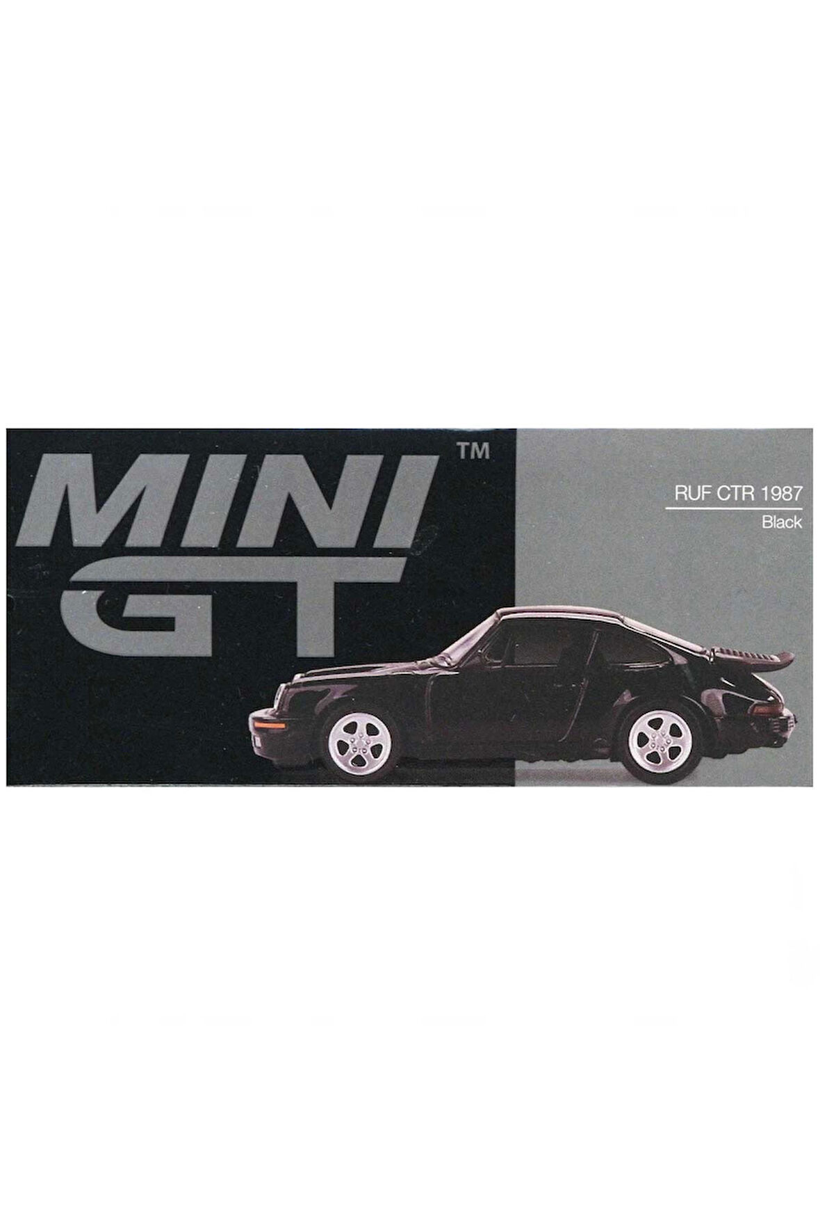 Mini GT 1:64 RUF CTR 1987 Black Kız Erkek Çocuk Oyuncak Eğitici Oyuncaklar