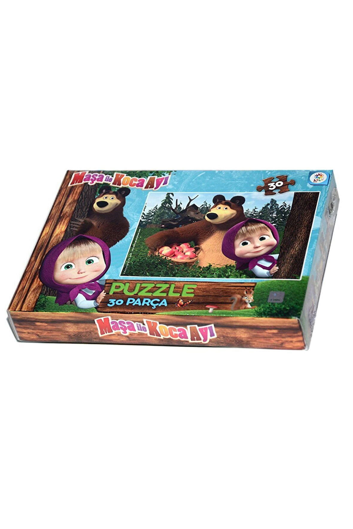 MS7574 Laço Kids Maşa ile Koca Ayı 30 Parça Puzzle Kız Erkek Çocuk Oyuncak Eğitici Oyuncaklar
