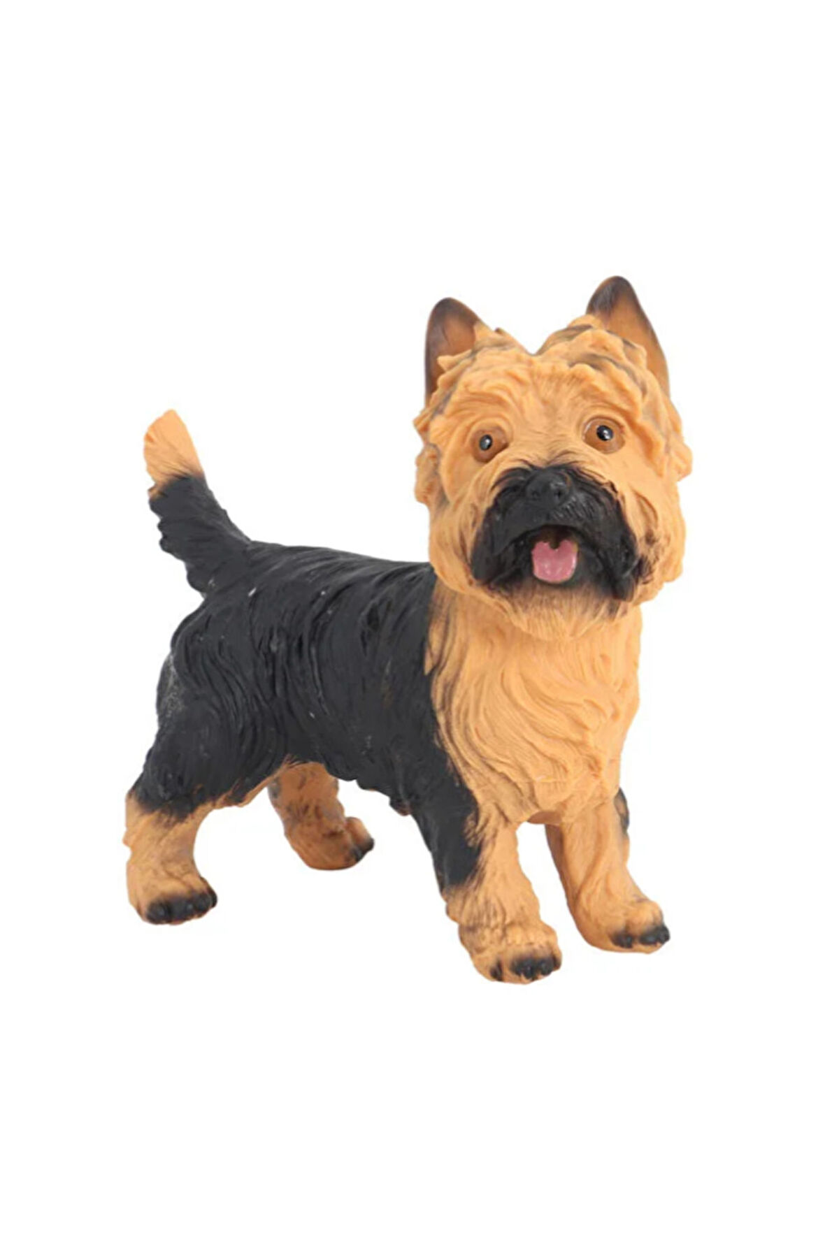Model Köpek Sarı Siyah Yorkshire Terrier Kız Erkek Çocuk Oyuncak Eğitici Oyuncaklar