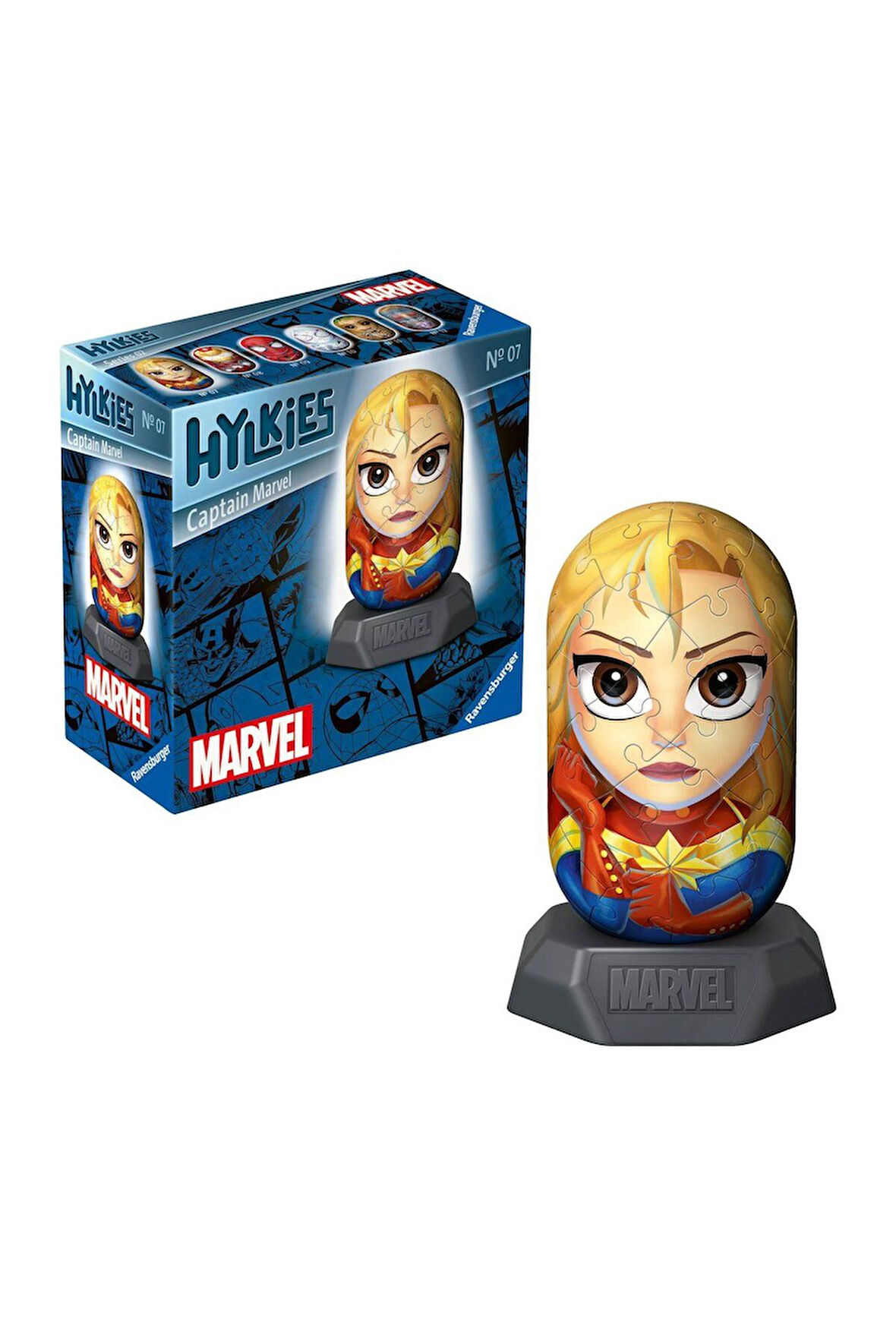 011569 Hylkies Marvel - Captain Marvel 54 parça Puzzle - No:07 - Ravensburger Kız Erkek Çocuk Oyunca