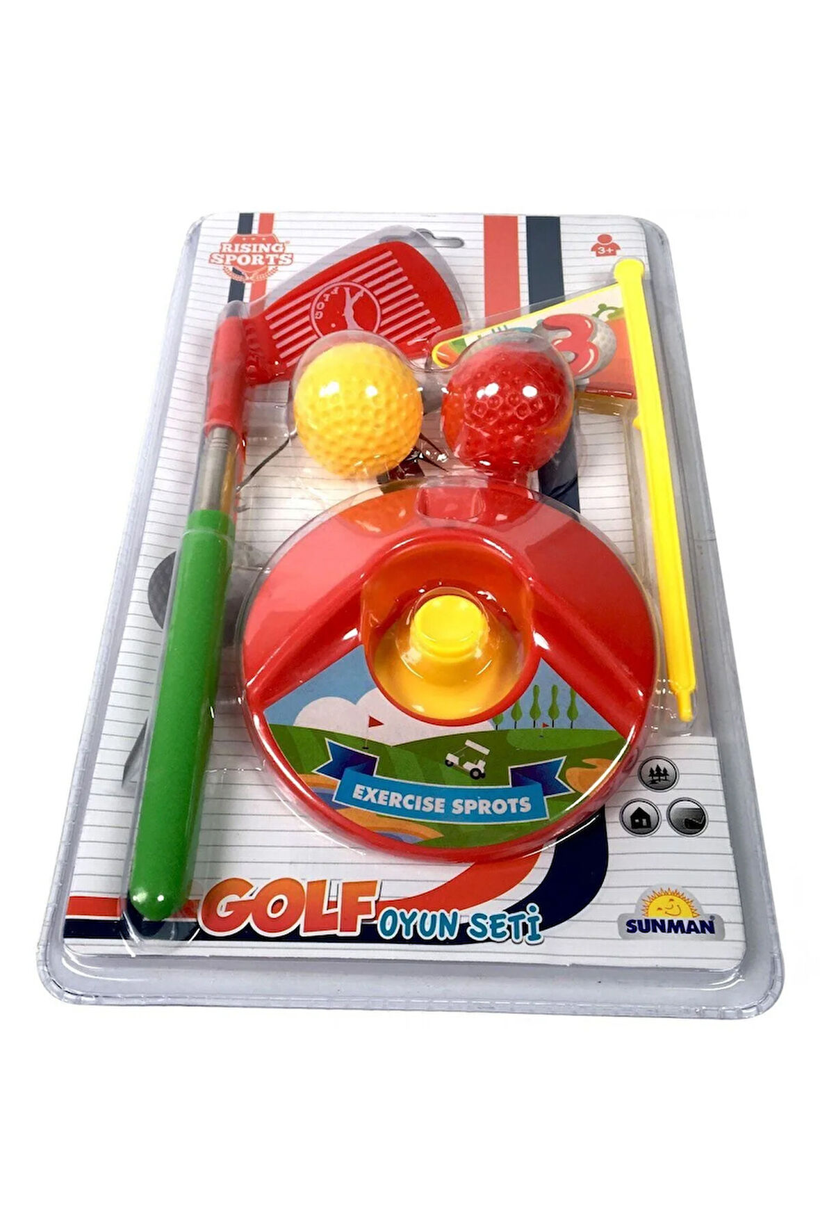 Minyatür Mini Golf Seti - S00003258 Kız Erkek Çocuk Oyuncak Öğretici Oyuncaklar