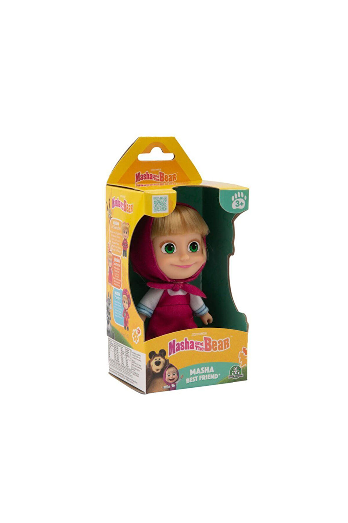 MHA26000 Maşa ve Koca 12cm Masha Bebek Kız Erkek Çocuk Oyuncak Eğitici Oyuncaklar