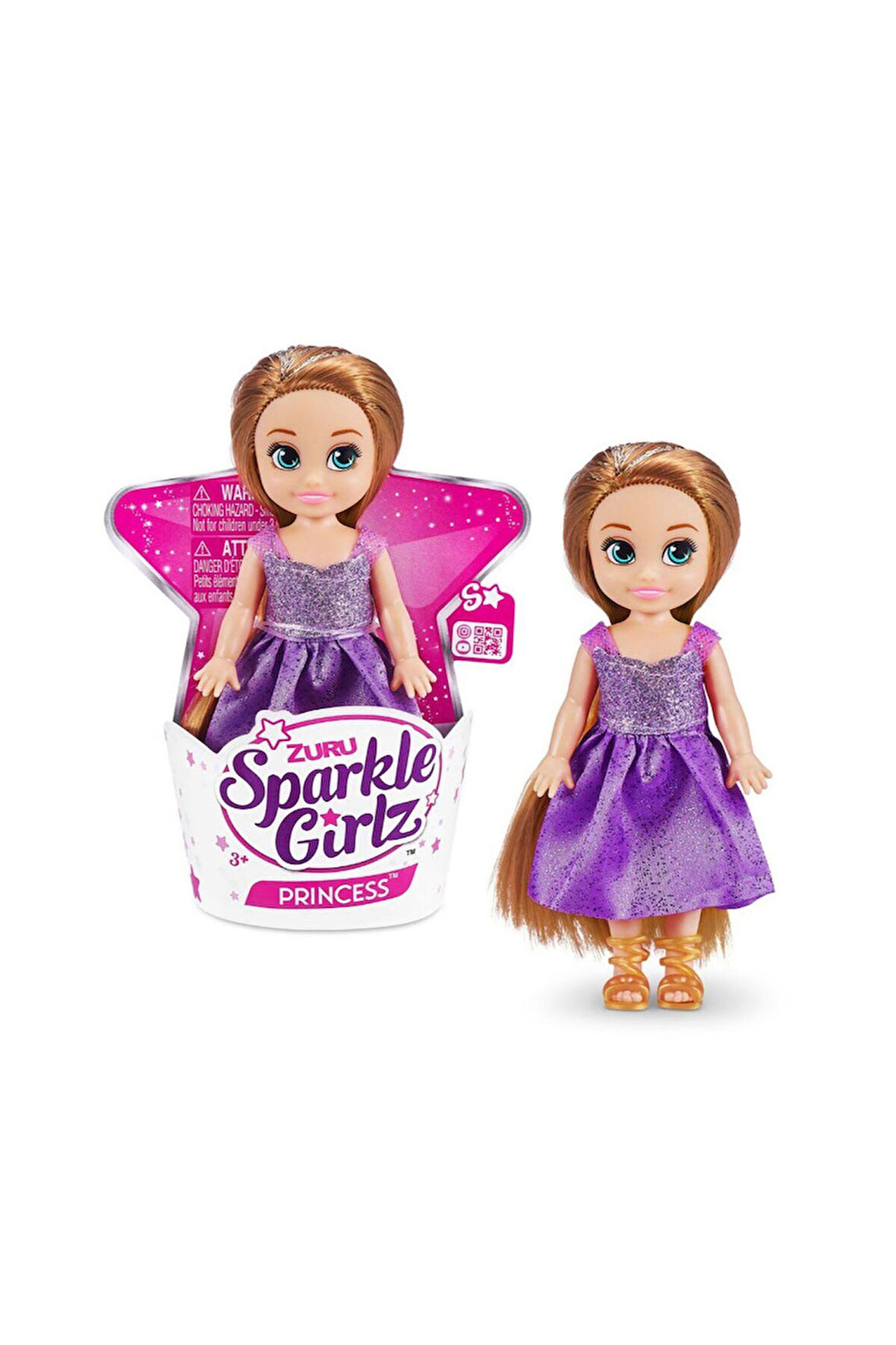 PAK00000 Sparkle Girlz 12cm Prenses Cupcake - 10015TQ3 Kız Erkek Çocuk Oyuncak Eğitici Oyuncaklar