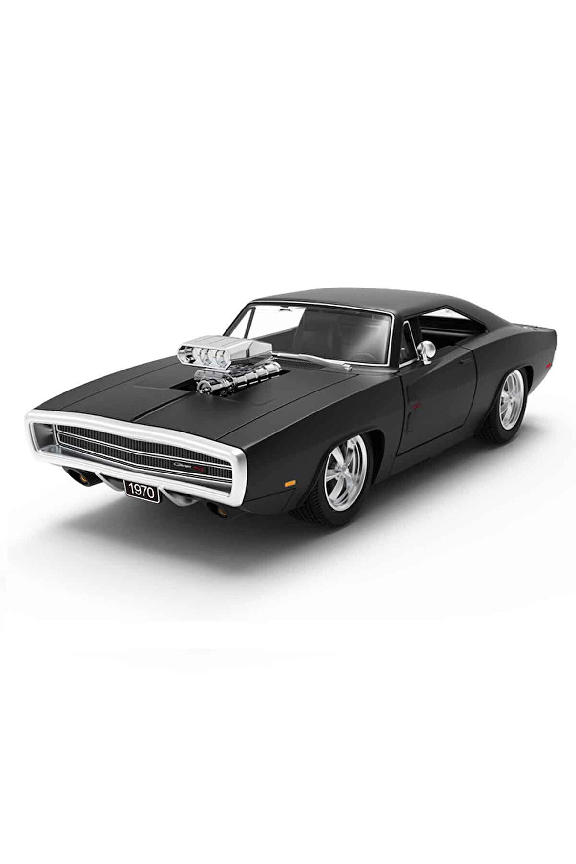 1:16 1970 Dodge Charger R/T Sesli ve Işıklı Uzaktan Kumandalı Araba Kız Erkek Çocuk Oyuncak Eğitici