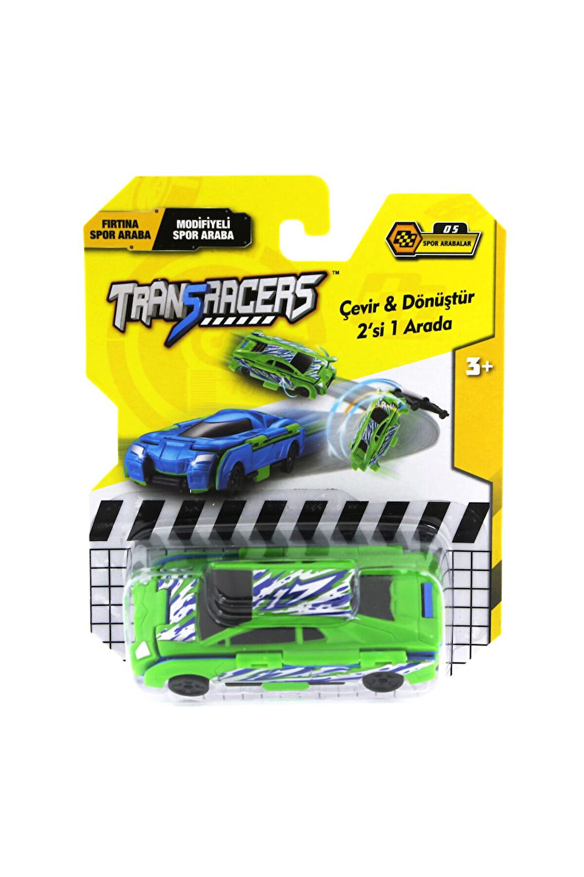 Transracers Dönüşen Araçlar Spor Arabalar Fırtına / Modifiyeli Kız Erkek Çocuk Oyuncak Eğitici Oyunc