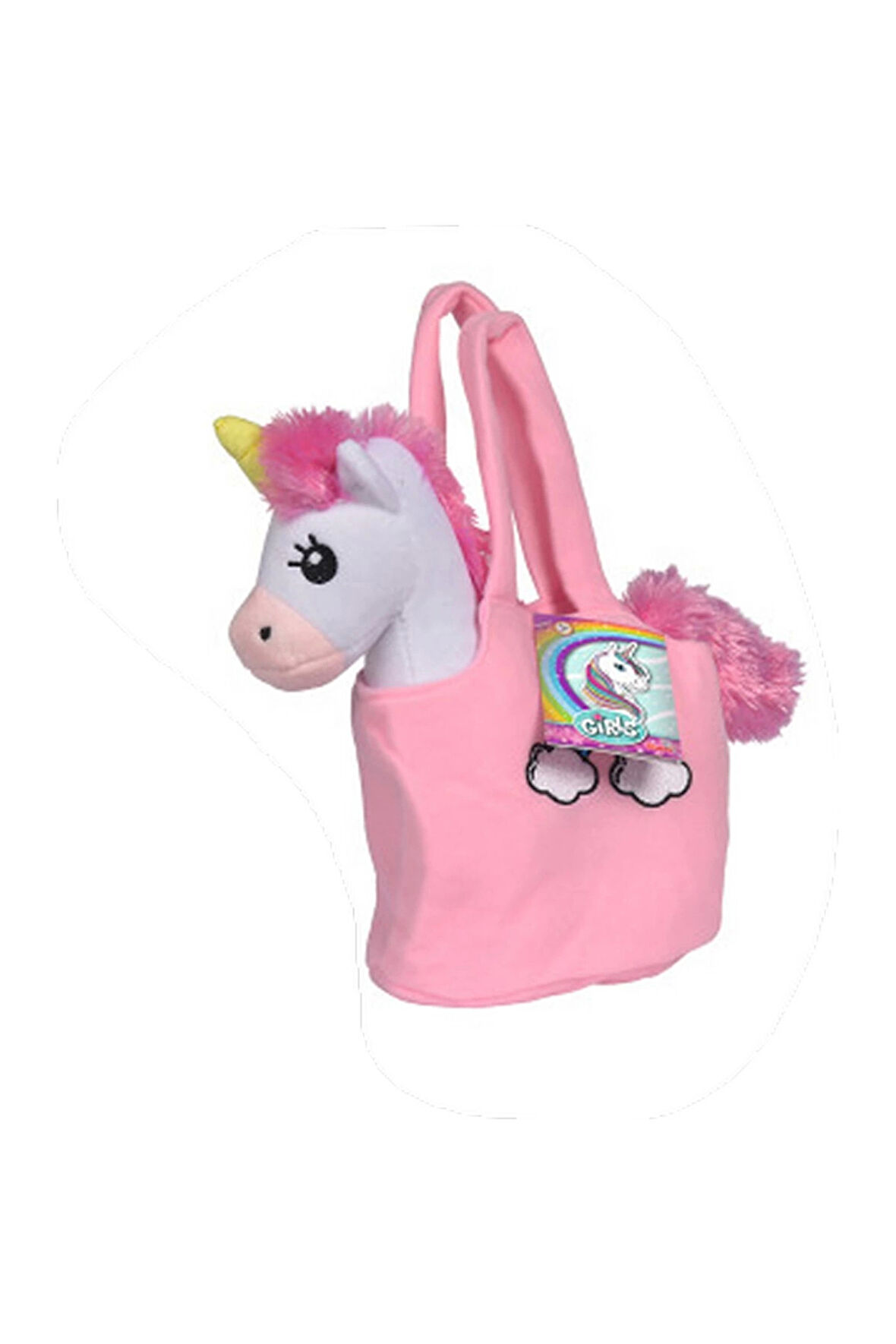 Çanta Unicornlu Peluş SMB-105560064 Kız Erkek Çocuk Oyuncak Eğitici Oyuncaklar