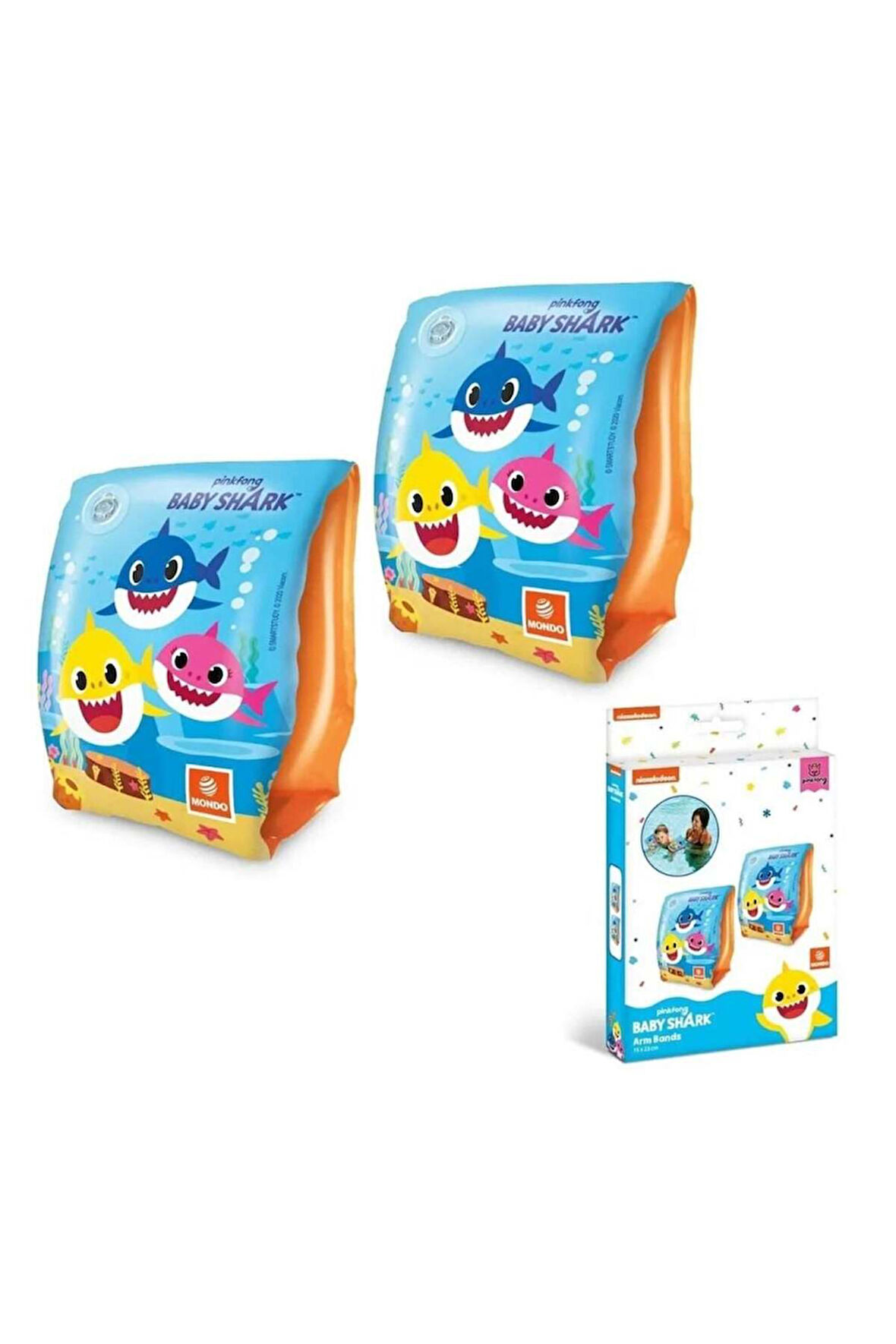 Şişme Kolluk Baby Shark 15x23cm Kız Erkek Çocuk Oyuncak Eğitici Oyuncaklar