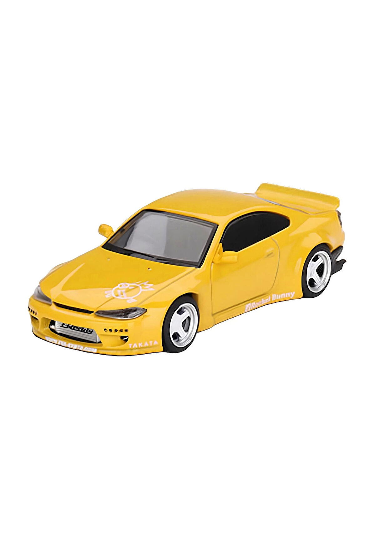 Mini GT 1/64 Nissan Silvia (S15) Rocket Bunny Bronze Yellow MGT00643 Kız Erkek Çocuk Oyuncak Eğitici