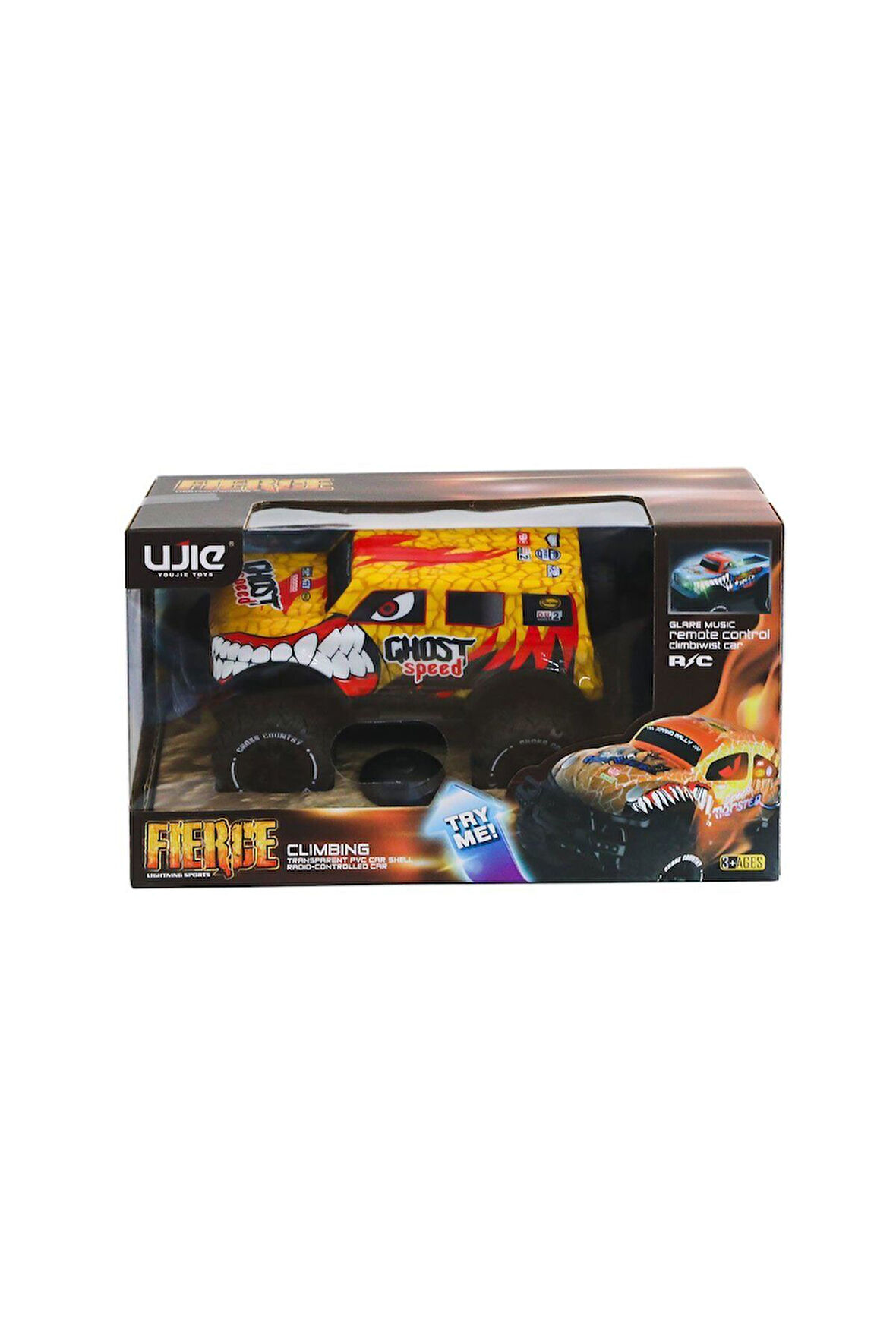 UJ99-Y200UJ99 Neon Işıklı Monster Araba Kız Erkek Çocuk Oyuncak Eğitici Oyuncaklar