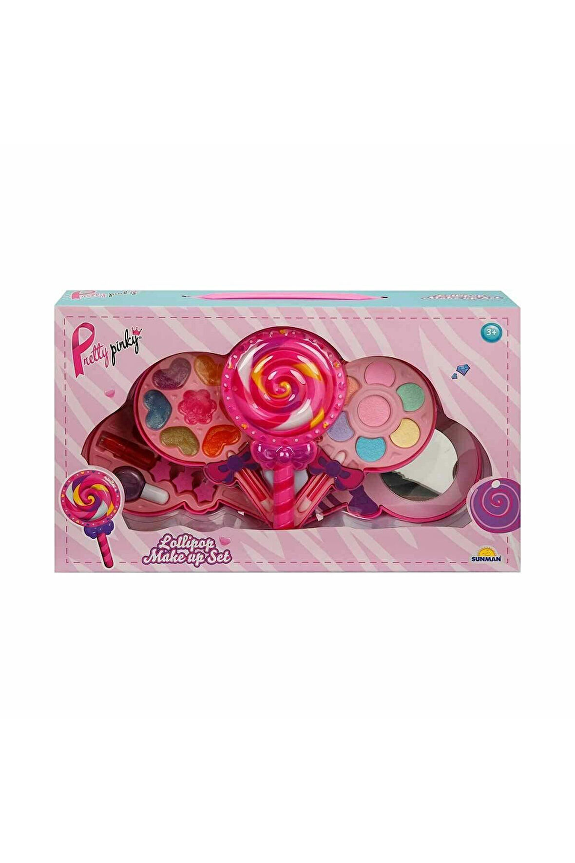 2600 Lolipop Şekilli 4 Katlı Makyaj Güzellik Seti Kız Erkek Çocuk Oyuncak Eğitici Oyuncaklar