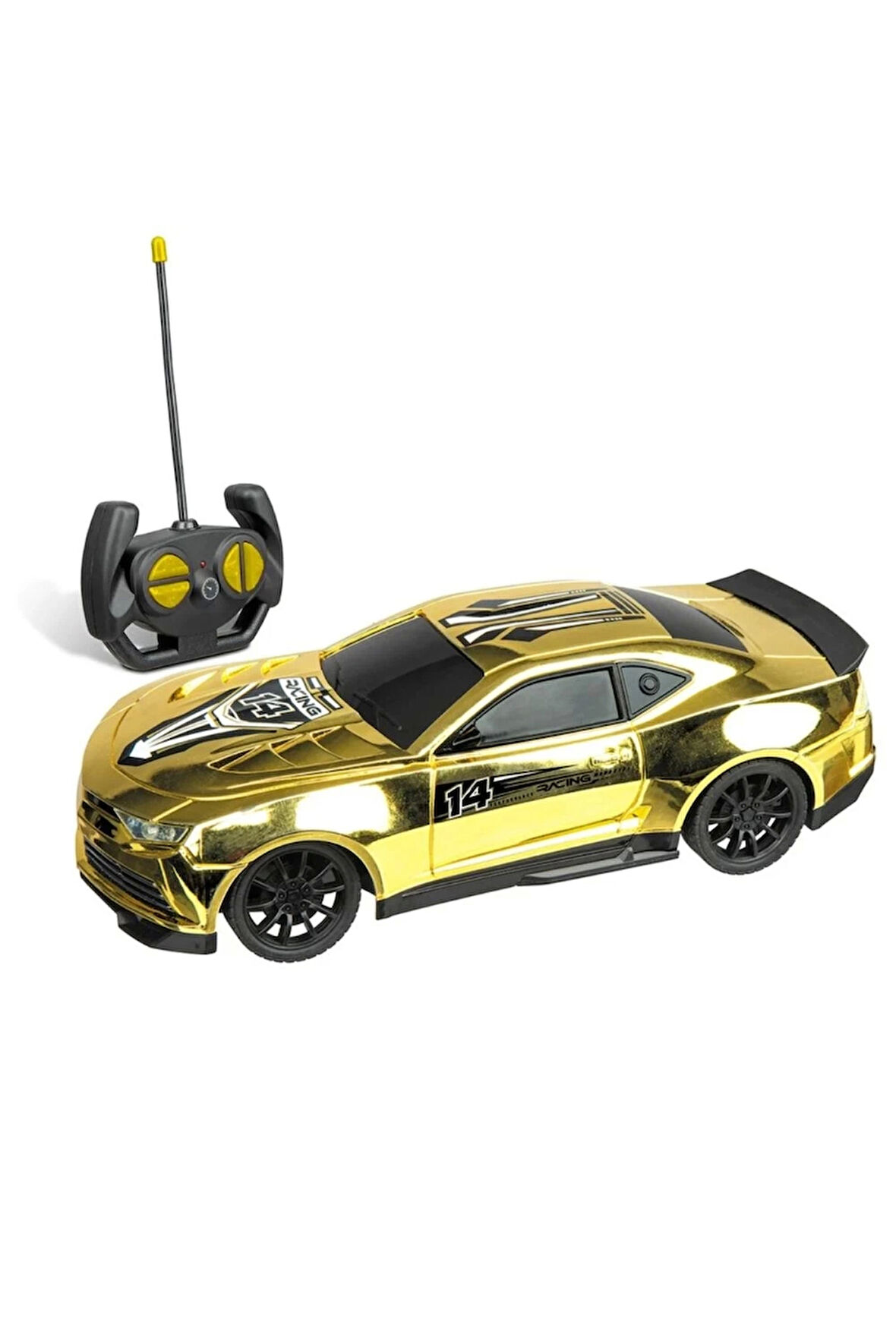 Sparkling Tuners 1/16 Altın 27MHZ Kumandalı Araba Kız Erkek Çocuk Oyuncak Eğitici Oyuncaklar
