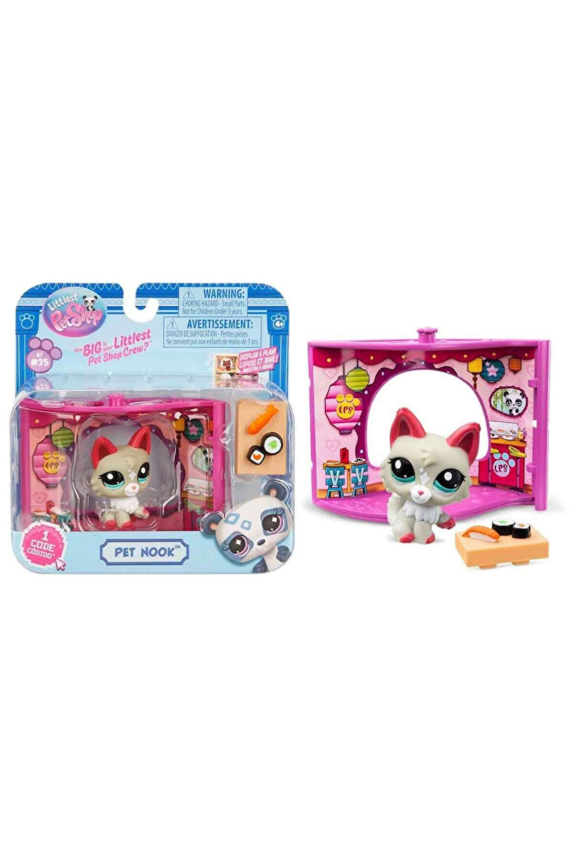 0590 Littlest Pet Shop Miniş ve Temalı Oyun Köşesi - - 1adet Stokta Olan Gönderilir Kız Erkek Çocuk