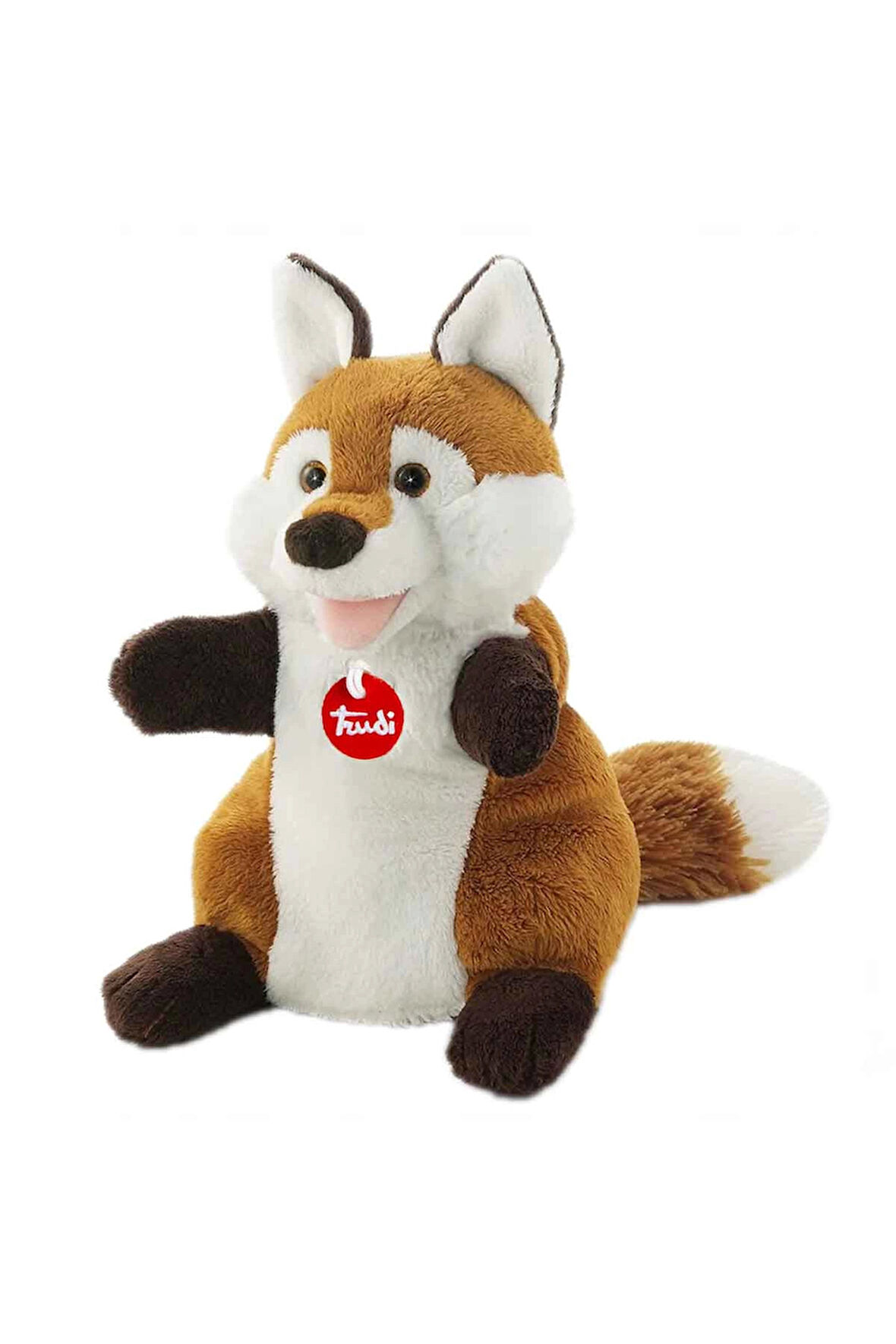 Trudi El Kuklası Peluş Tilki 25cm Kız Erkek Çocuk Oyuncak Eğitici Oyuncaklar