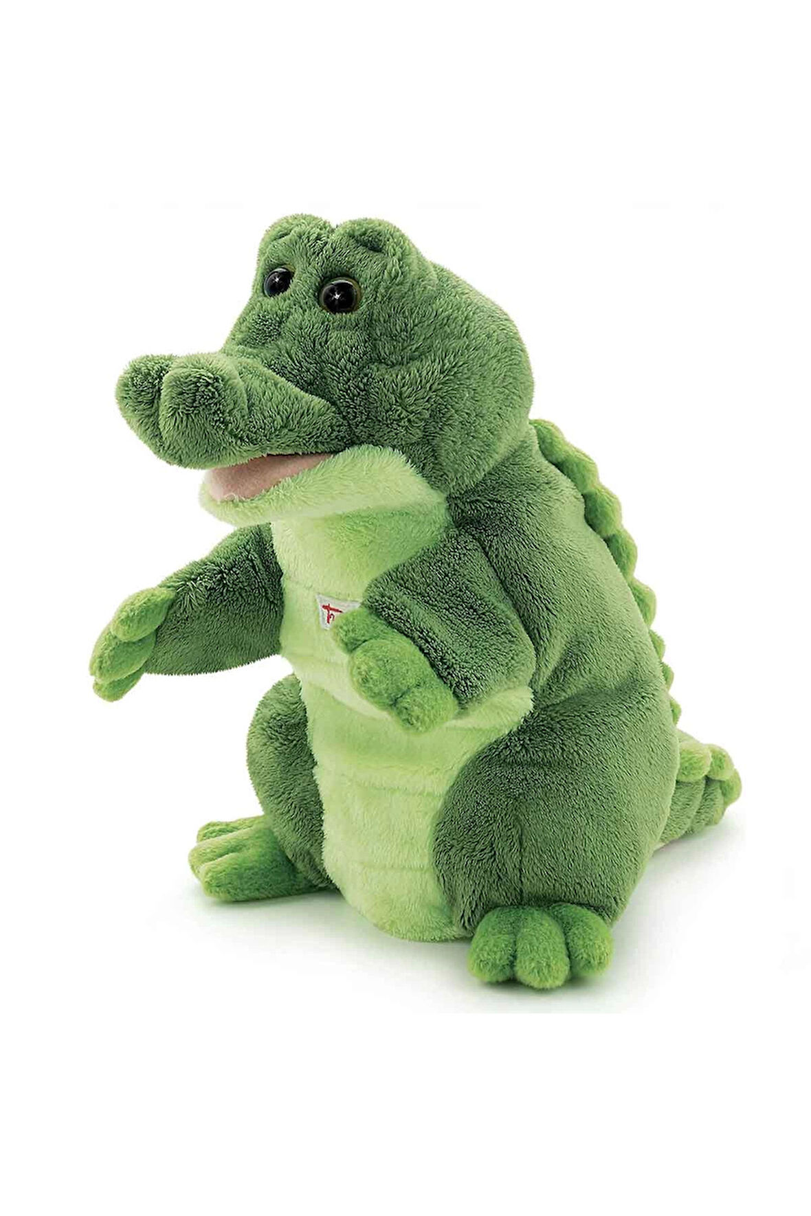Trudi El Kuklası Peluş Timsah 25cm Kız Erkek Çocuk Oyuncak Eğitici Oyuncaklar