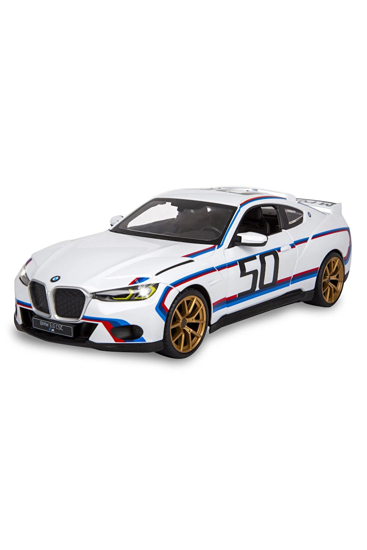 Rastar 1/14 F/F BMW 3.0 CSL 2.4GHZ Işıklı Uzaktan Kumandalı Araba Kız Erkek Çocuk Oyuncak Eğitici Oy