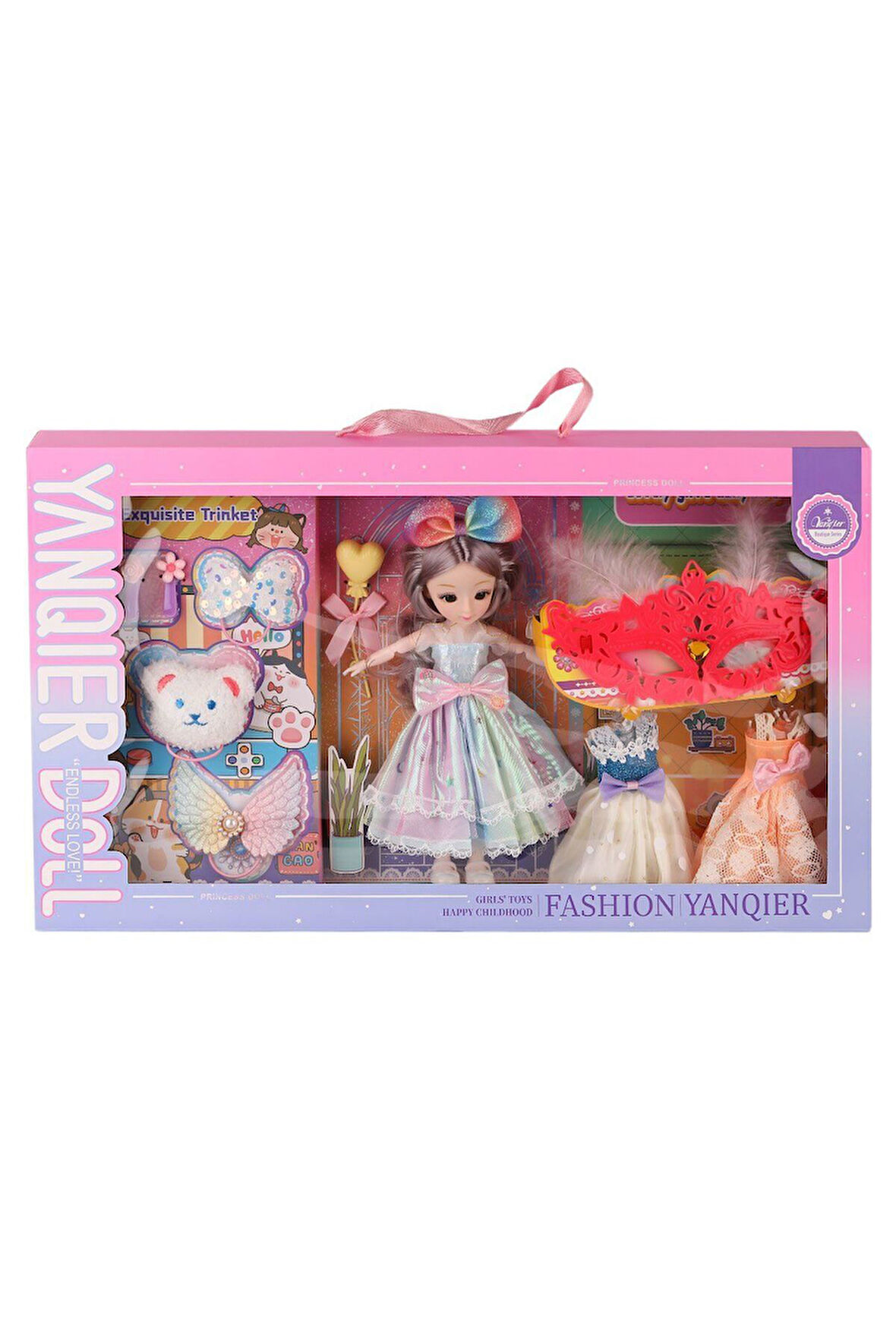 3688-033A Fashion Aksesuarlı Eklemli Bebek -Karsan Oyuncak Kız Erkek Çocuk Oyuncak Eğitici Oyuncakla