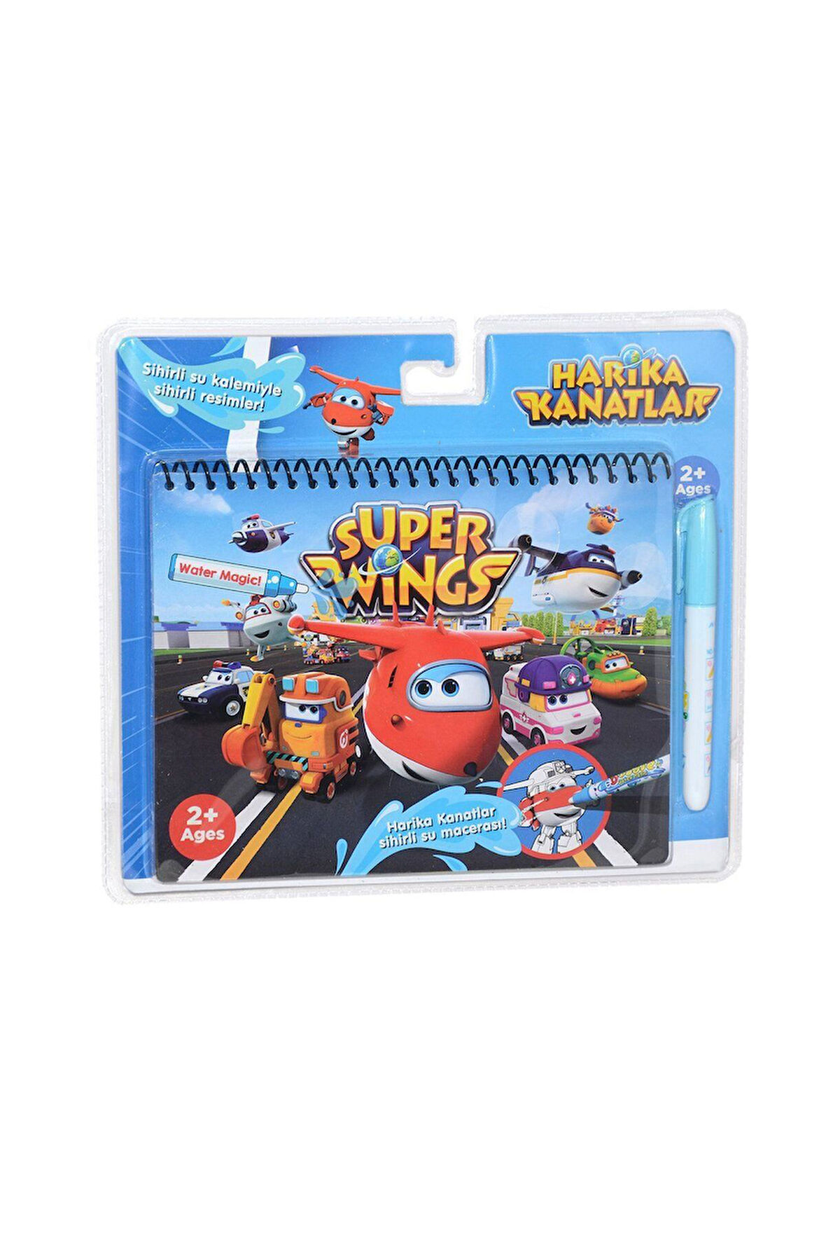 BK006 Gepettoys,Harika Kanatlar Sihirli Boyama Kitabı Kız Erkek Çocuk Oyuncak Eğitici Oyuncaklar