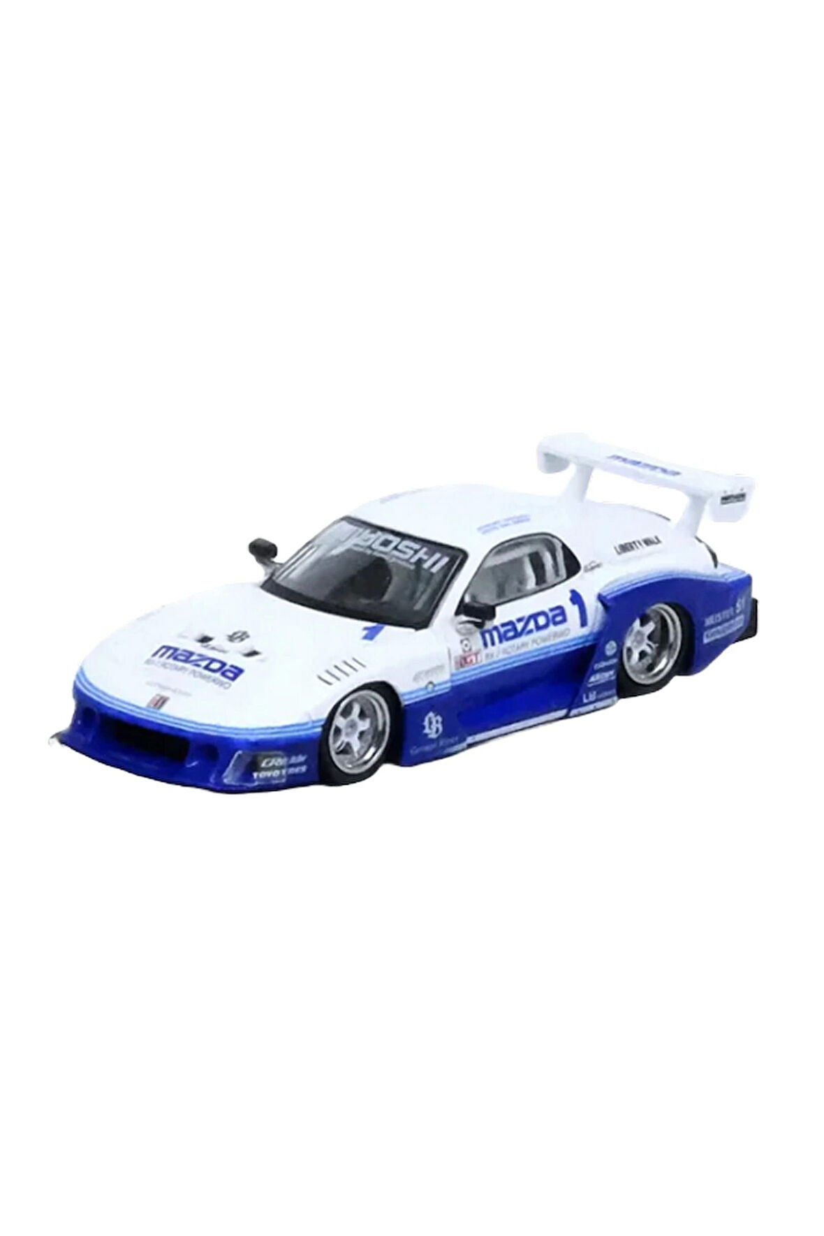 Inno 1/64 Mazda RX7 FD3S LB-SUPER SILHOUETTE Hong Kong Toy Car Salon 2024 Kız Erkek Çocuk Oyuncak Eğ