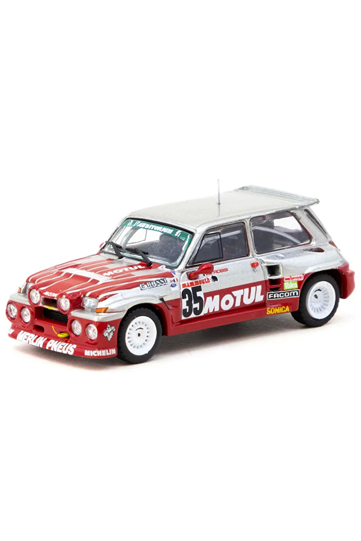 Tarmac Works 1/64 Renault 5 MAXI Turbo European Hill-Climb Championship 1987 Giovanni Rossi Kız Erke