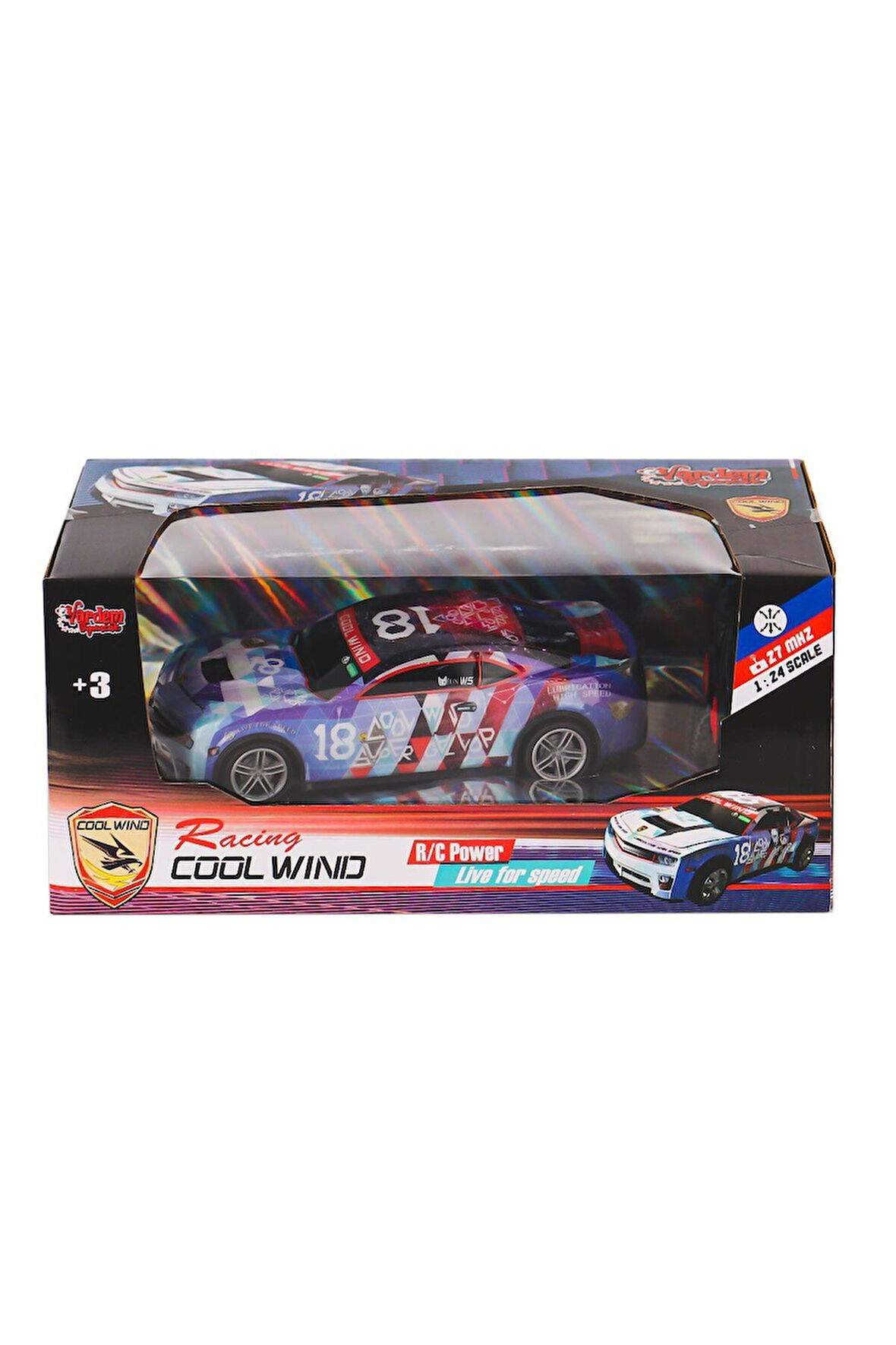 XLX-698-18-30-38 Kumandalı Cool Wind Araba 1:24 -Vardem Kız Erkek Çocuk Oyuncak Eğitici Oyuncaklar