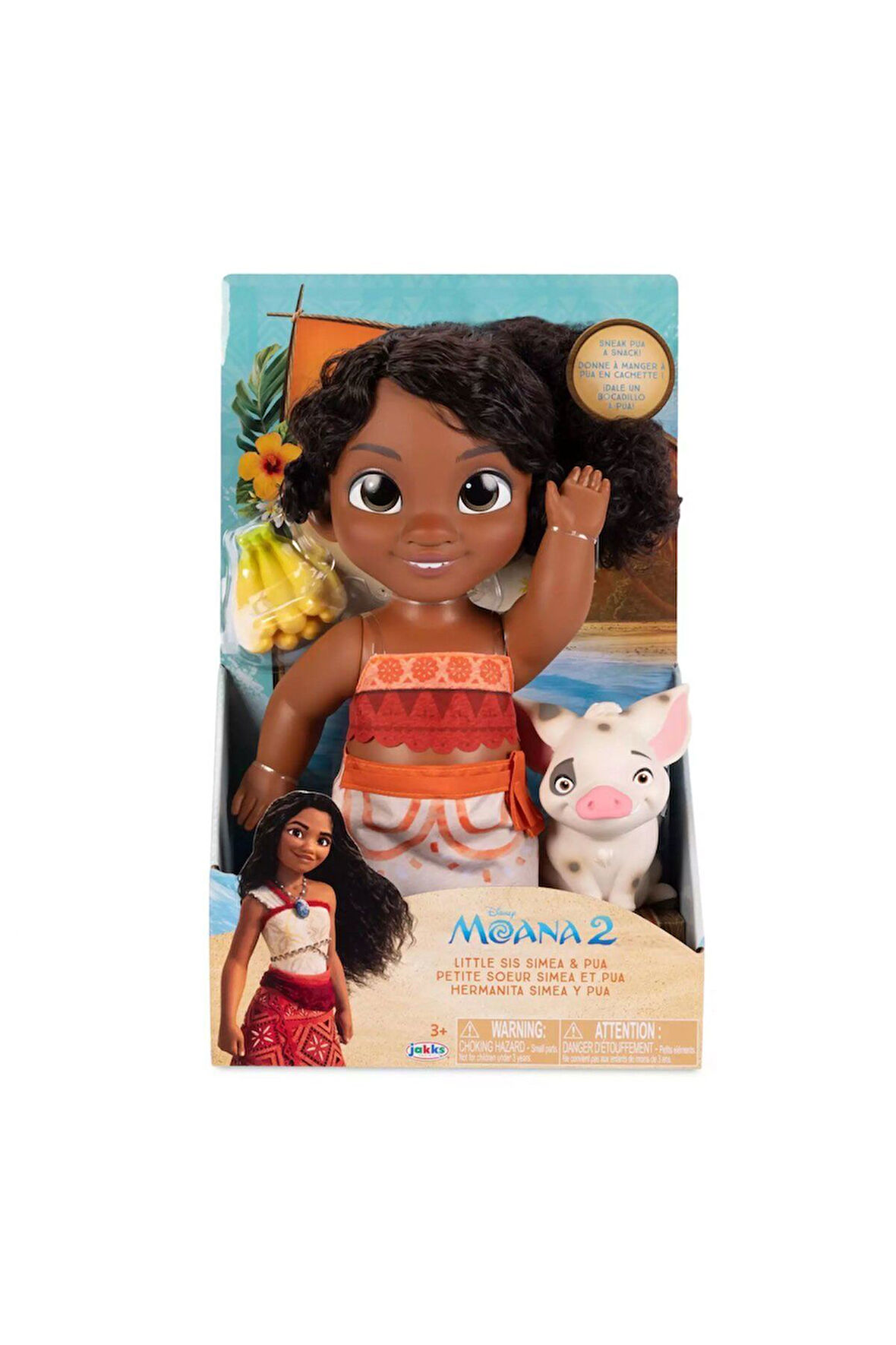 JKP 237566 Disney Moana - Simea Bebek ve Pua Set Kız Erkek Çocuk Oyuncak Eğitici Oyuncaklar