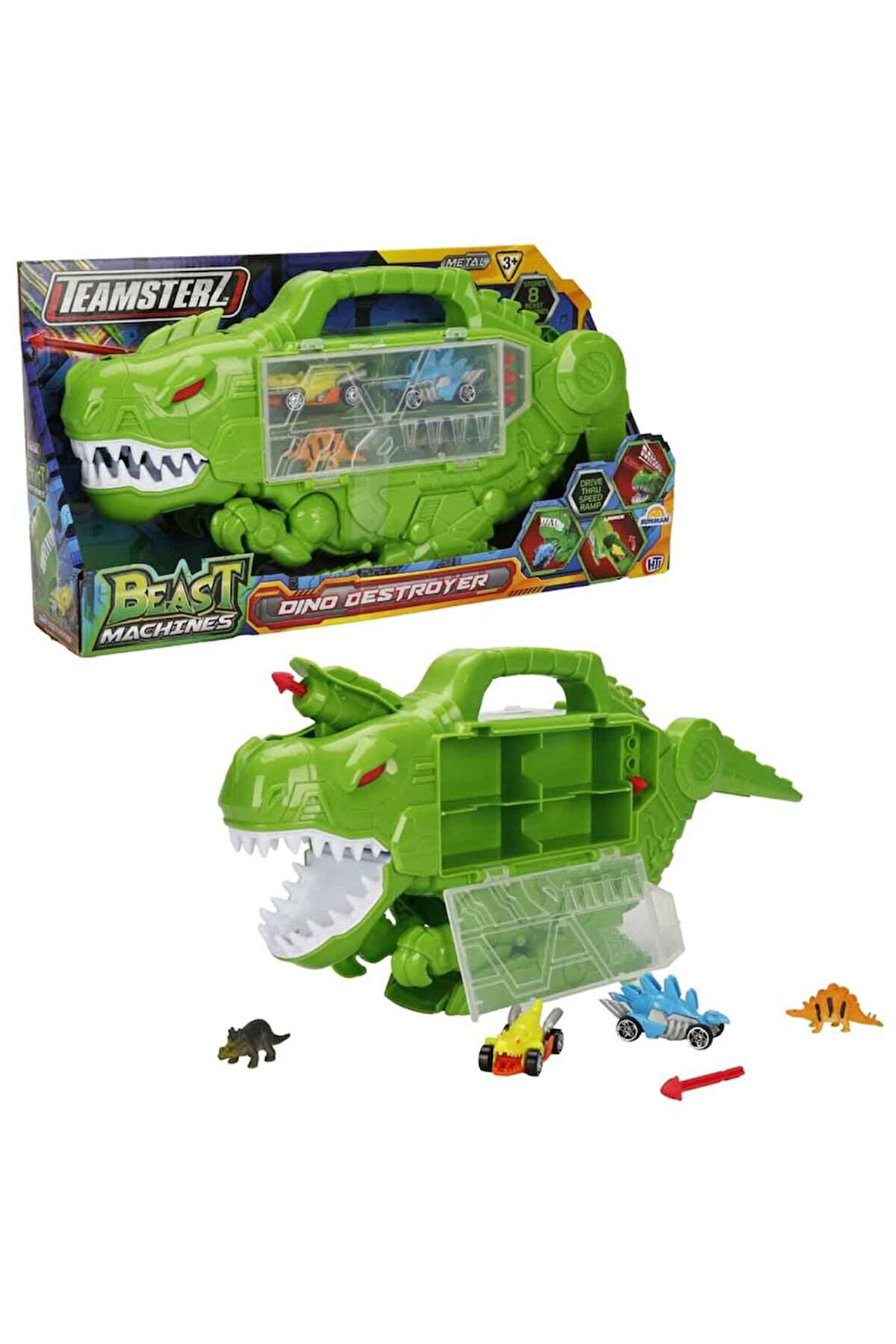 S01000044 TMZ BEAST MACHİNES DİNOZOR AVCISI -SUN Kız Erkek Çocuk Oyuncak Eğitici Oyuncaklar