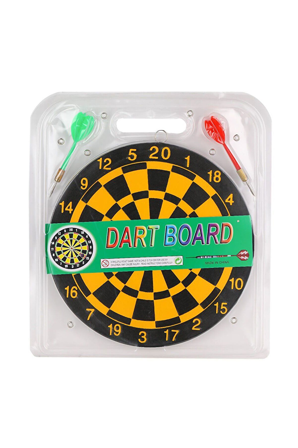KZL-1423X Küçük Dart 2 Yedek Oklu - Kızılkaya Oyuncak Kız Erkek Çocuk Oyuncak Eğitici Oyuncaklar